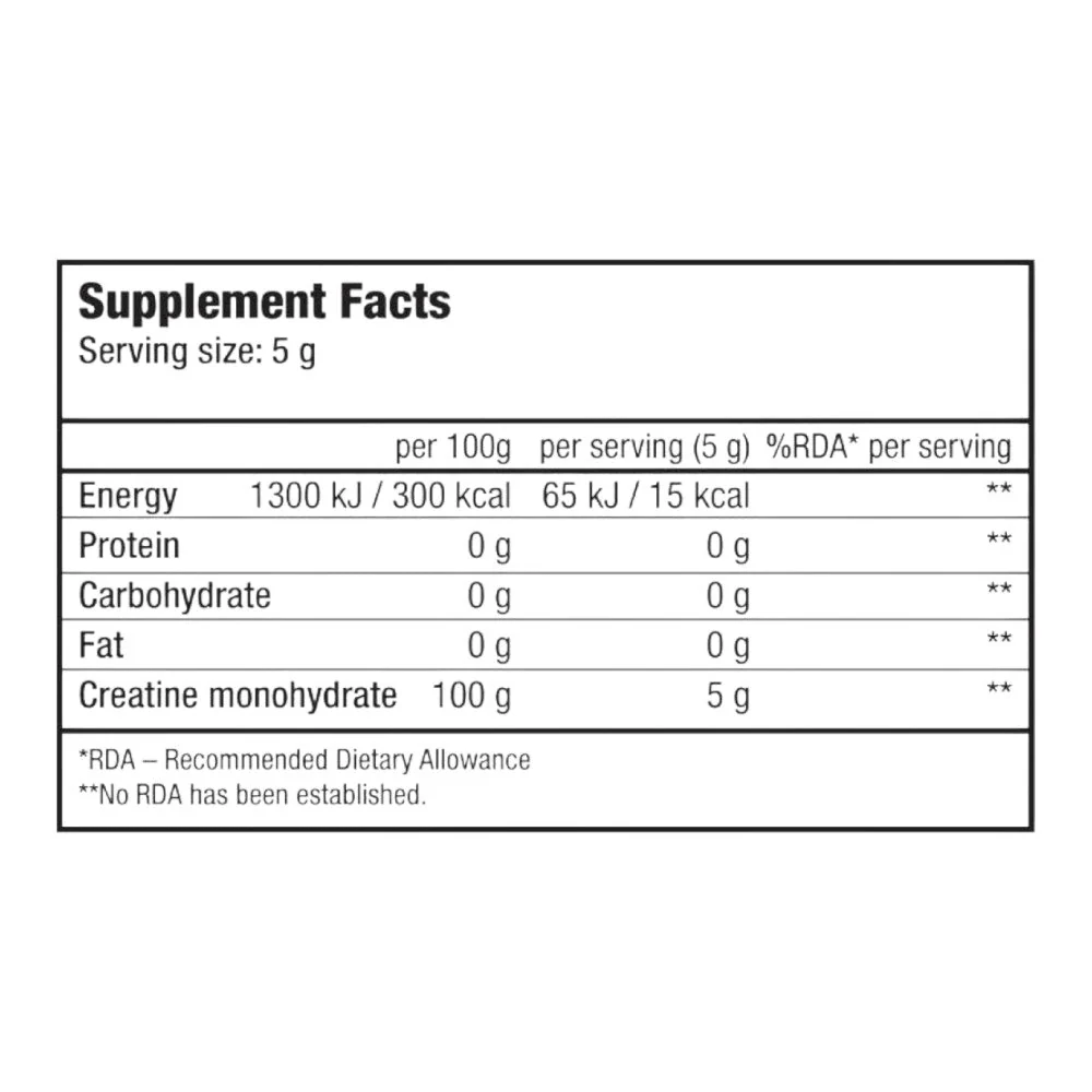 100% Creatine Monohydrate 500 Gr - Image 2