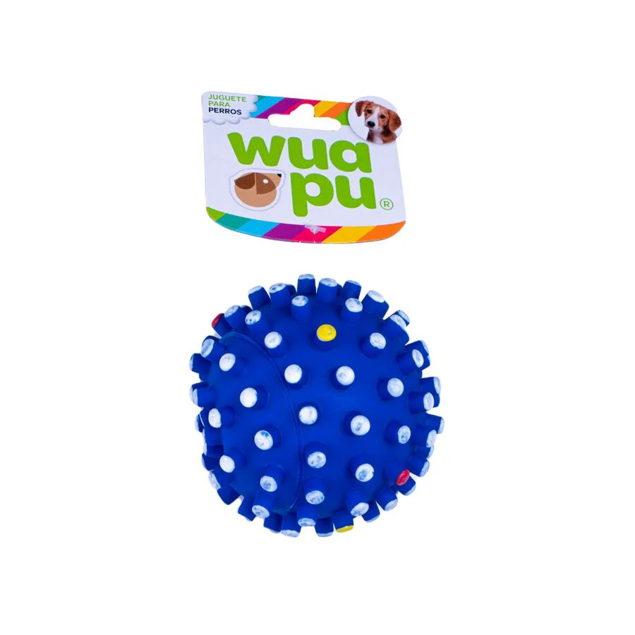 3 Pelotas Para Perro Modelo Sputnik De 10cm En Colores Surtidos. Plástico Vinilo Flexible Con Sonido - Image 3