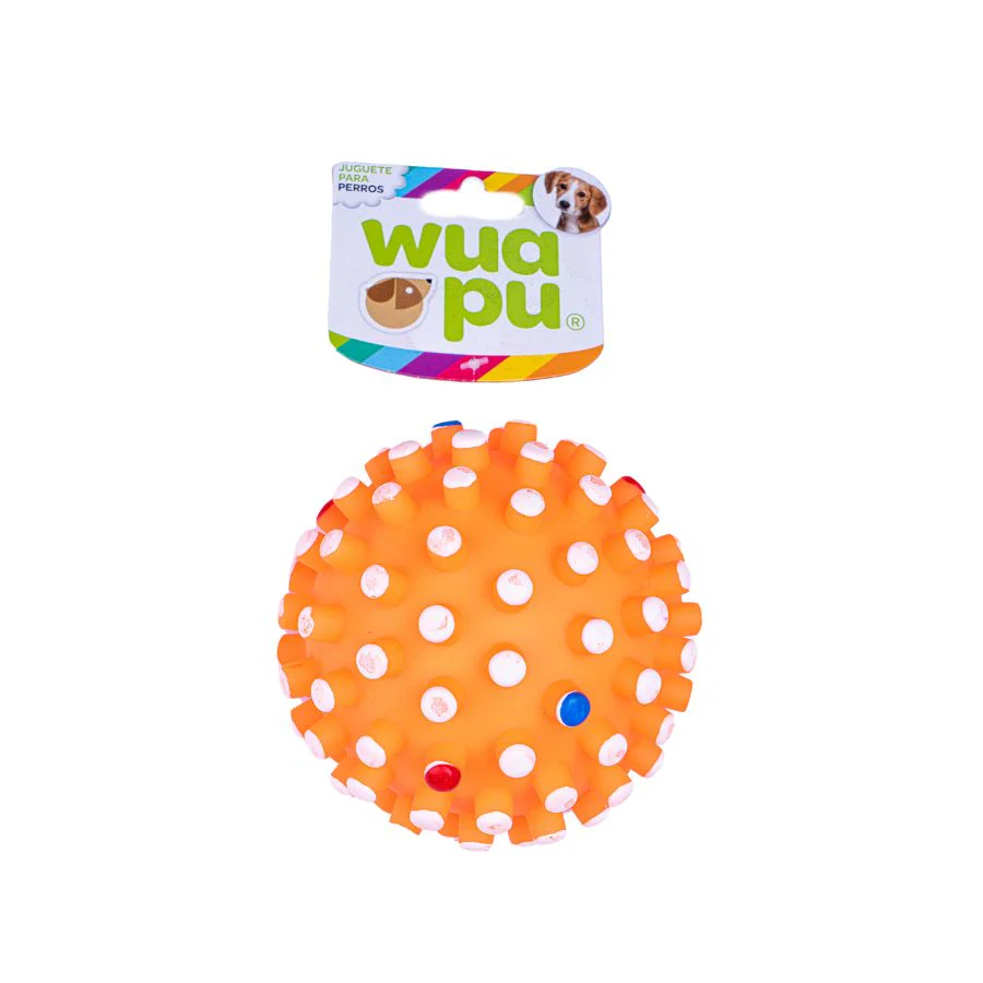 3 Pelotas Para Perro Modelo Sputnik De 12cm En Colores Surtidos. Plástico Vinilo Flexible Con Sonido