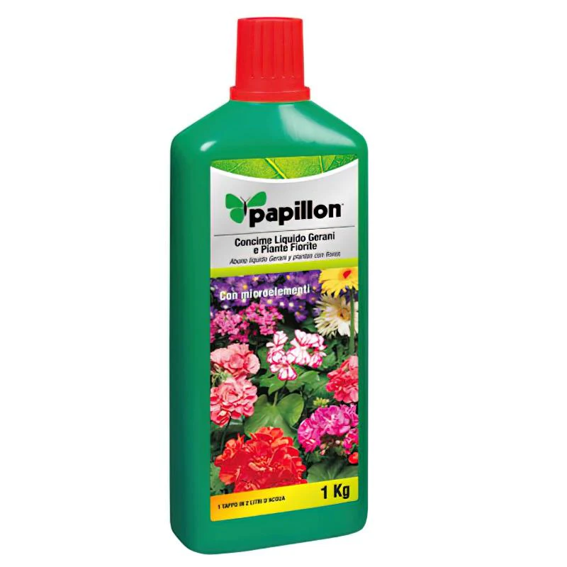 Abono Liquido Papillon Geranios Y Flores 1kg