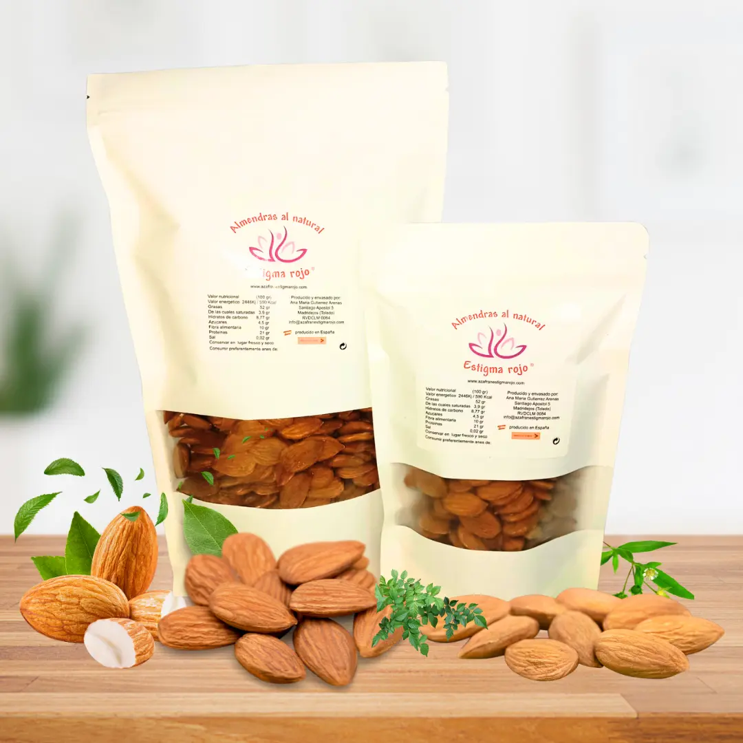 Almendras Naturales Gourmet – Almendras Peladas, Ricas En Potasio Y Calcio, Compra Almendras Crudas A Buen Precio