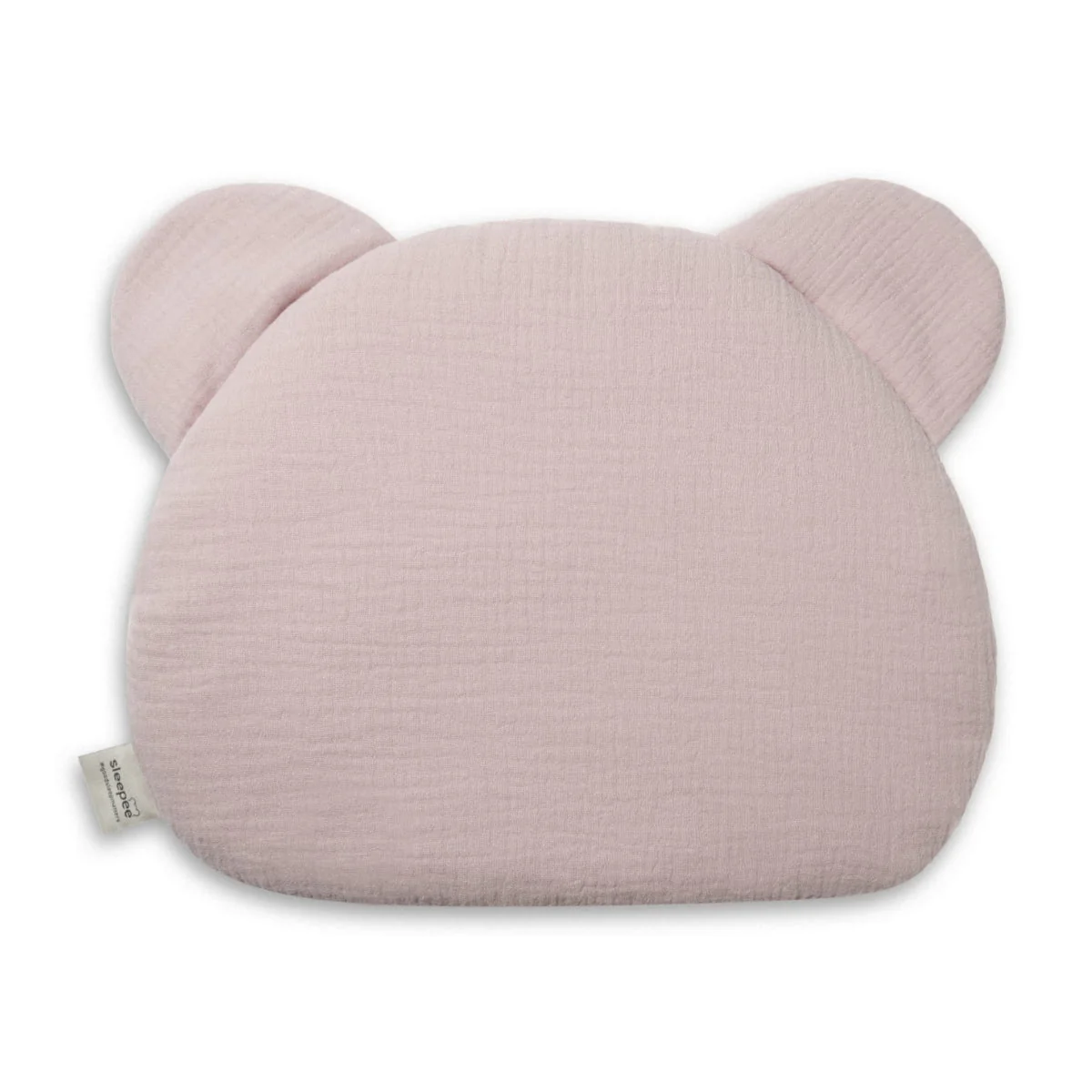 Almohada Plana Osito Para Bebe Muselina Rose