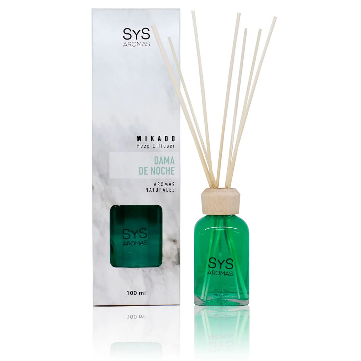 Ambientador Mikado Dama De Noche 100 ml | Difusor De Varillas | Fragancia Floral Intensa Y Elegante | Hogar