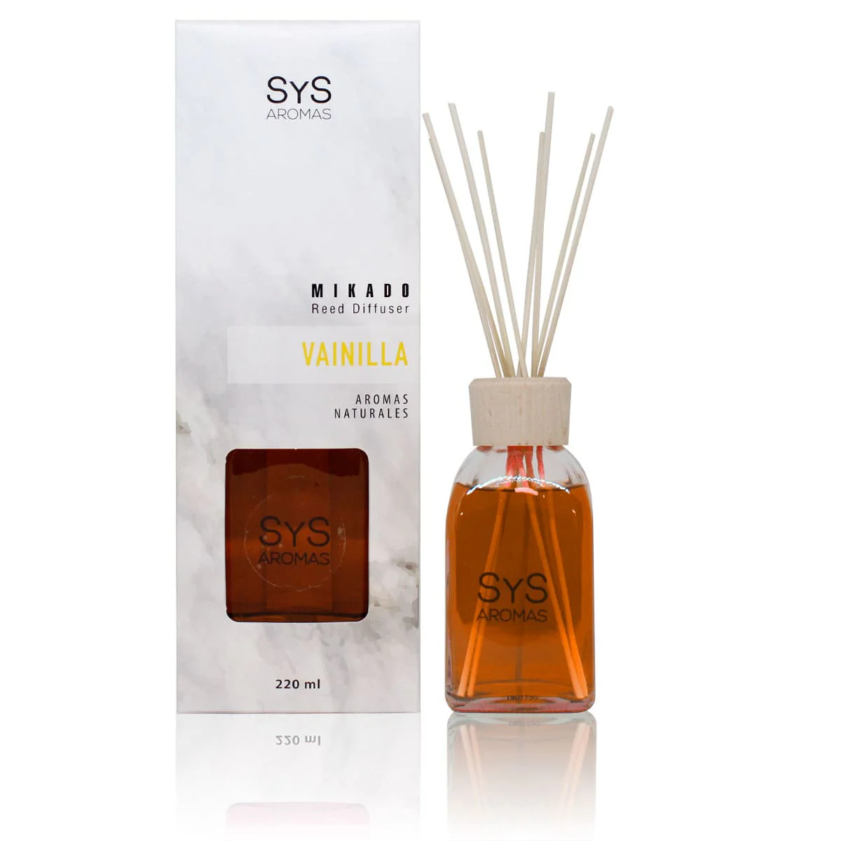 Ambientador Mikado Vainilla 220 ml | Aroma Dulce y Cálido | Efecto Reconfortante | Fragancia Duradera
