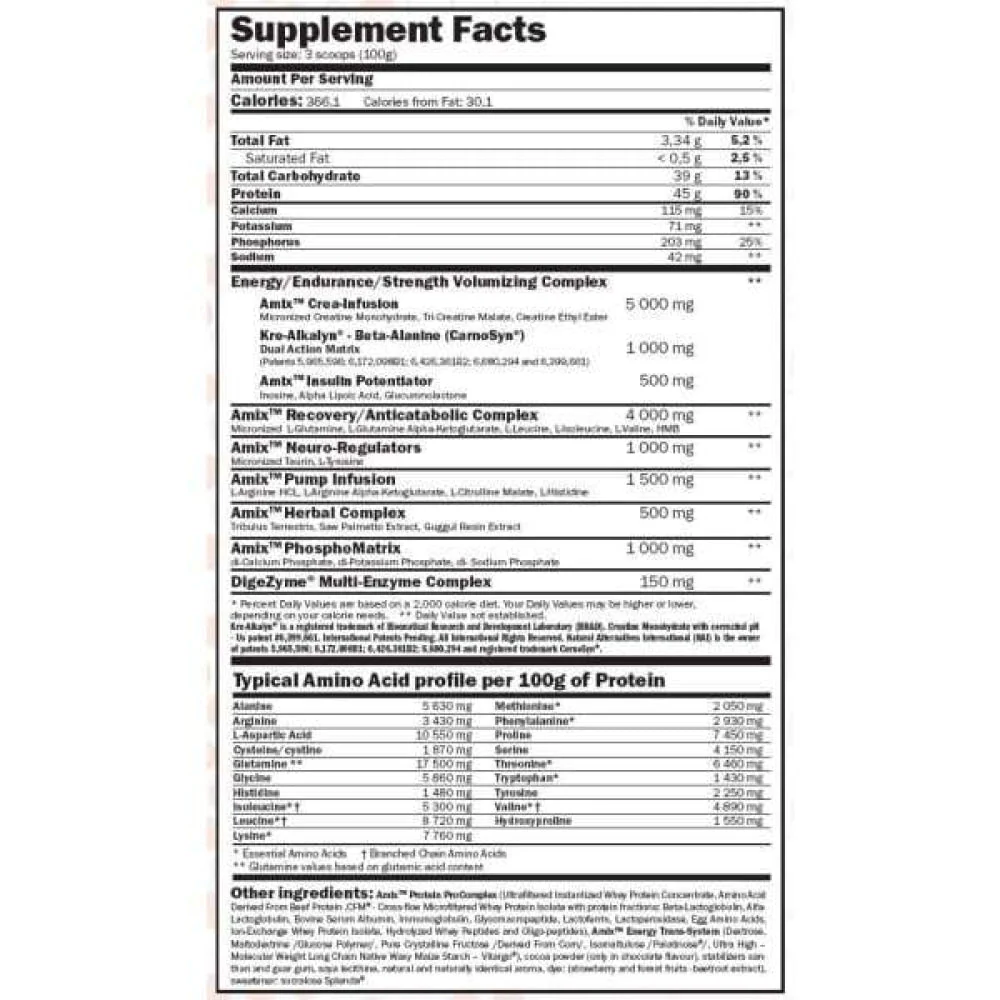 Anabolic Masster 500 Gr Vainilla - Image 2