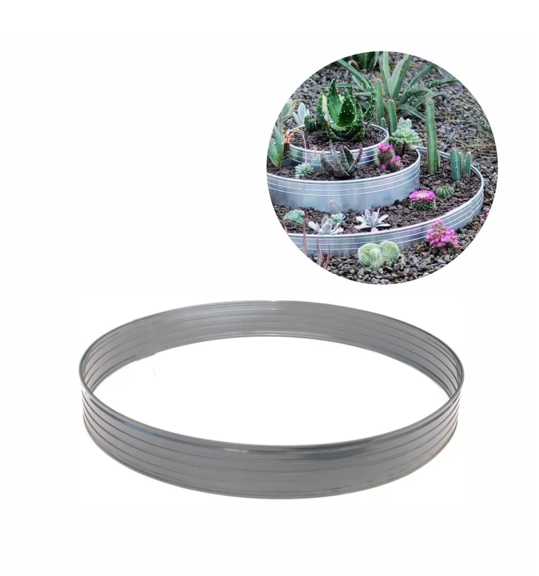 Anillo De Árbol De Aluminio Altura 140 Mm Diámetro 0,8 M