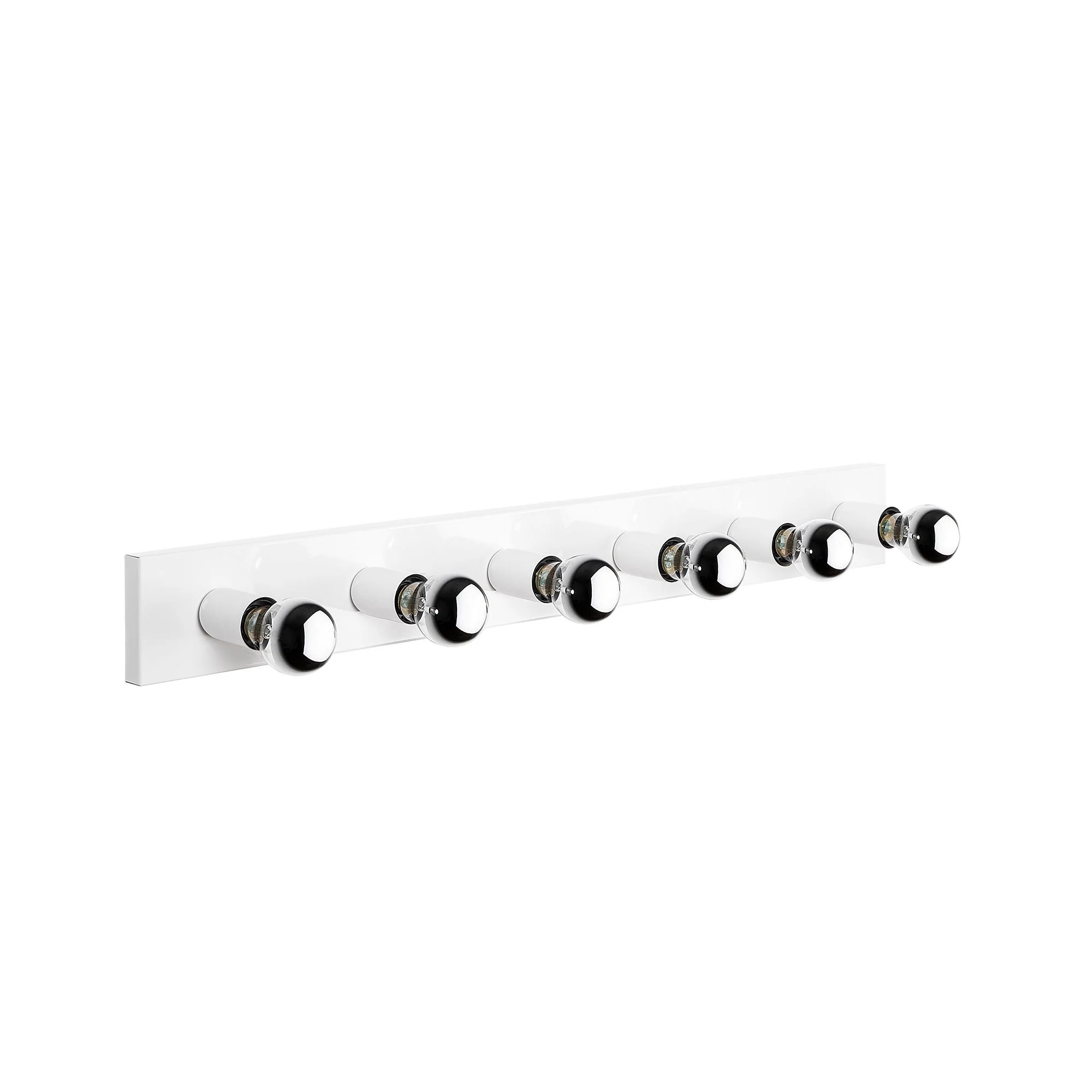 Aplique De Pared, Metal , Blanco, 10x10x91, Casquillo 6 X E27 Max 40 W