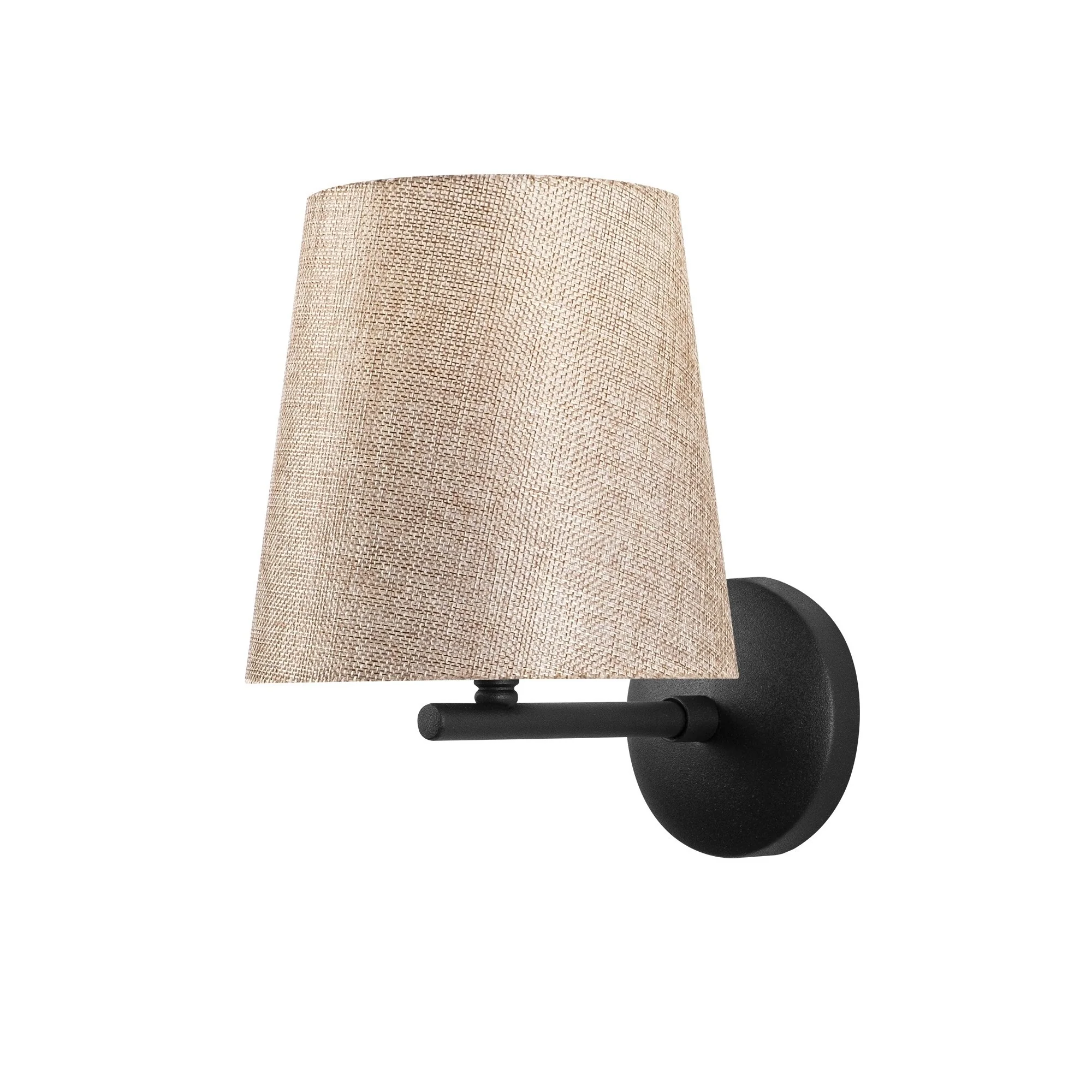 Aplique De Pared, Metal , Crema, 18x22x26, Casquillo E 27 Max 40 W