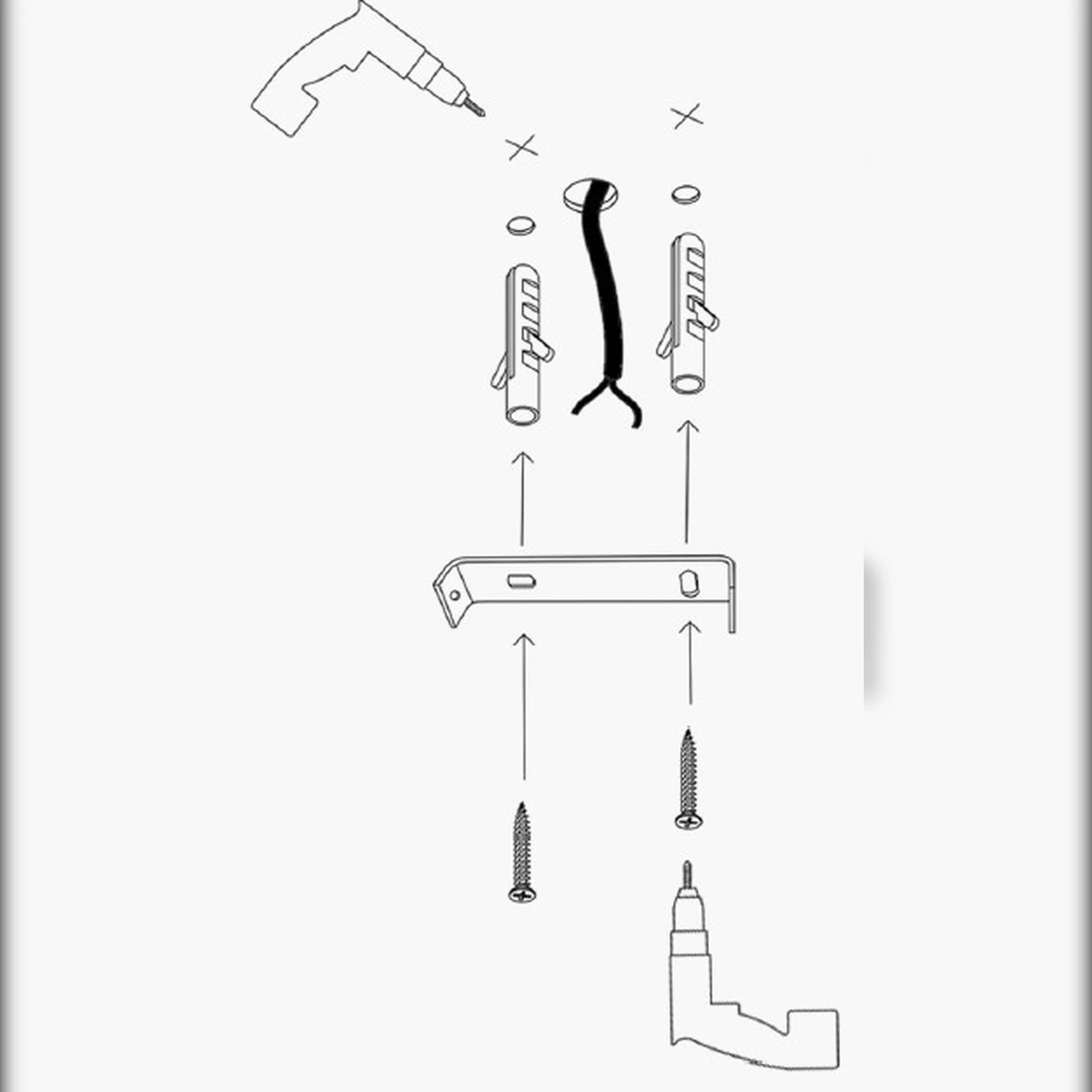 Aplique De Pared, Metal , Negro, 23x16x33, Casquillo 2 X E 27 Max 40 W - Image 3