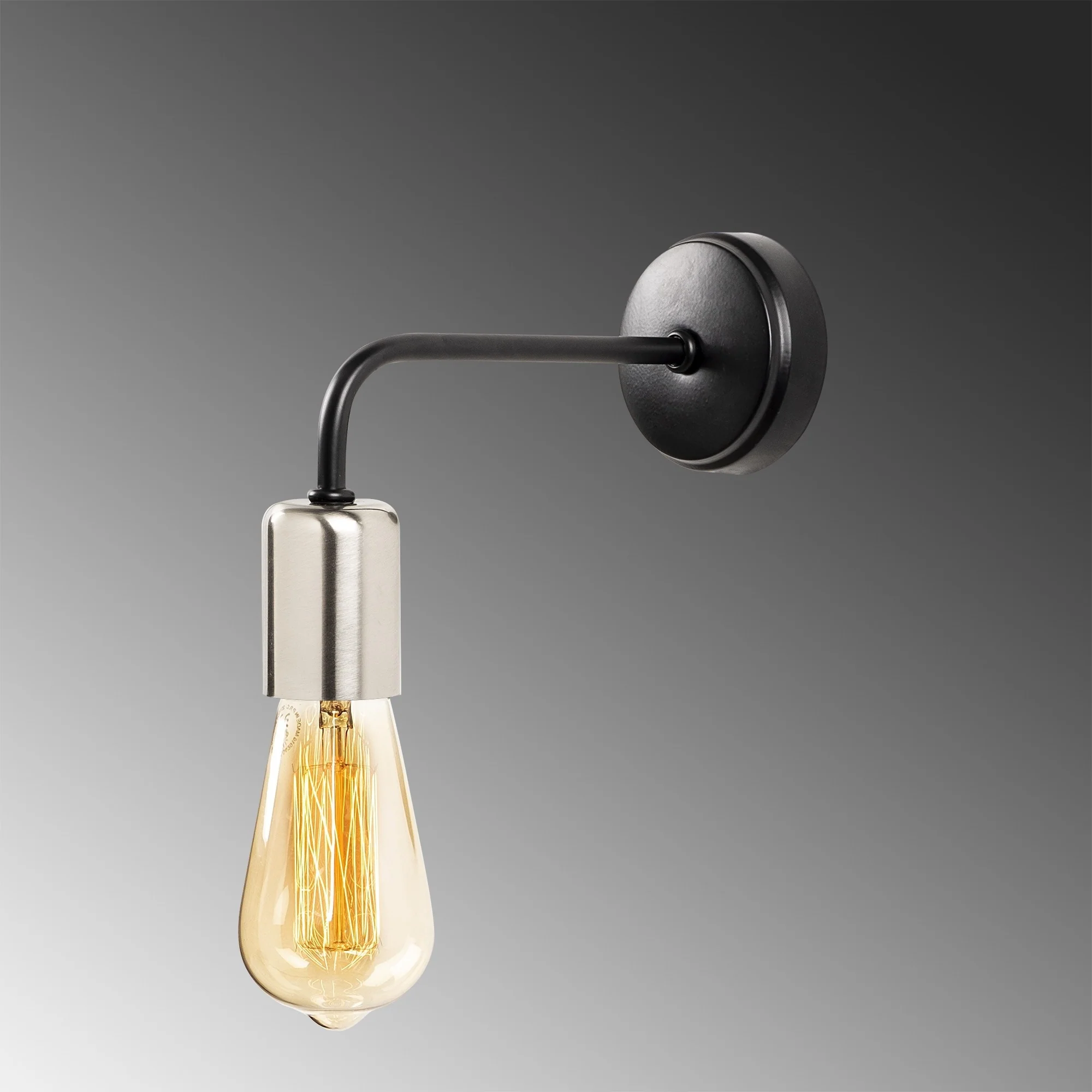 Aplique De Pared, Metal , Negro

nickel, 8x20x15, Casquillo E 27 Max 40 W - Image 4