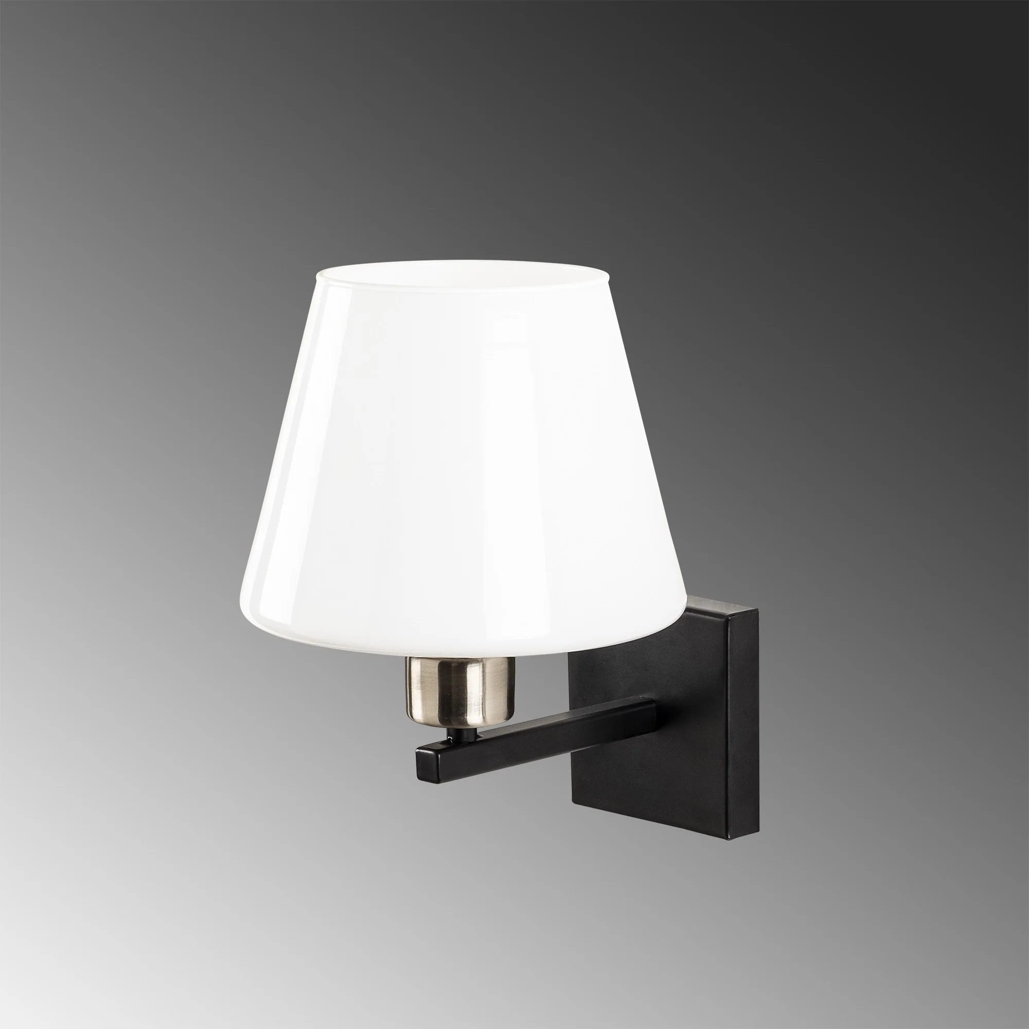Aplique De Pared, Metal , Negro
nickel
blanco, 22x25x25, Casquillo E 27 Max 40 W - Image 4