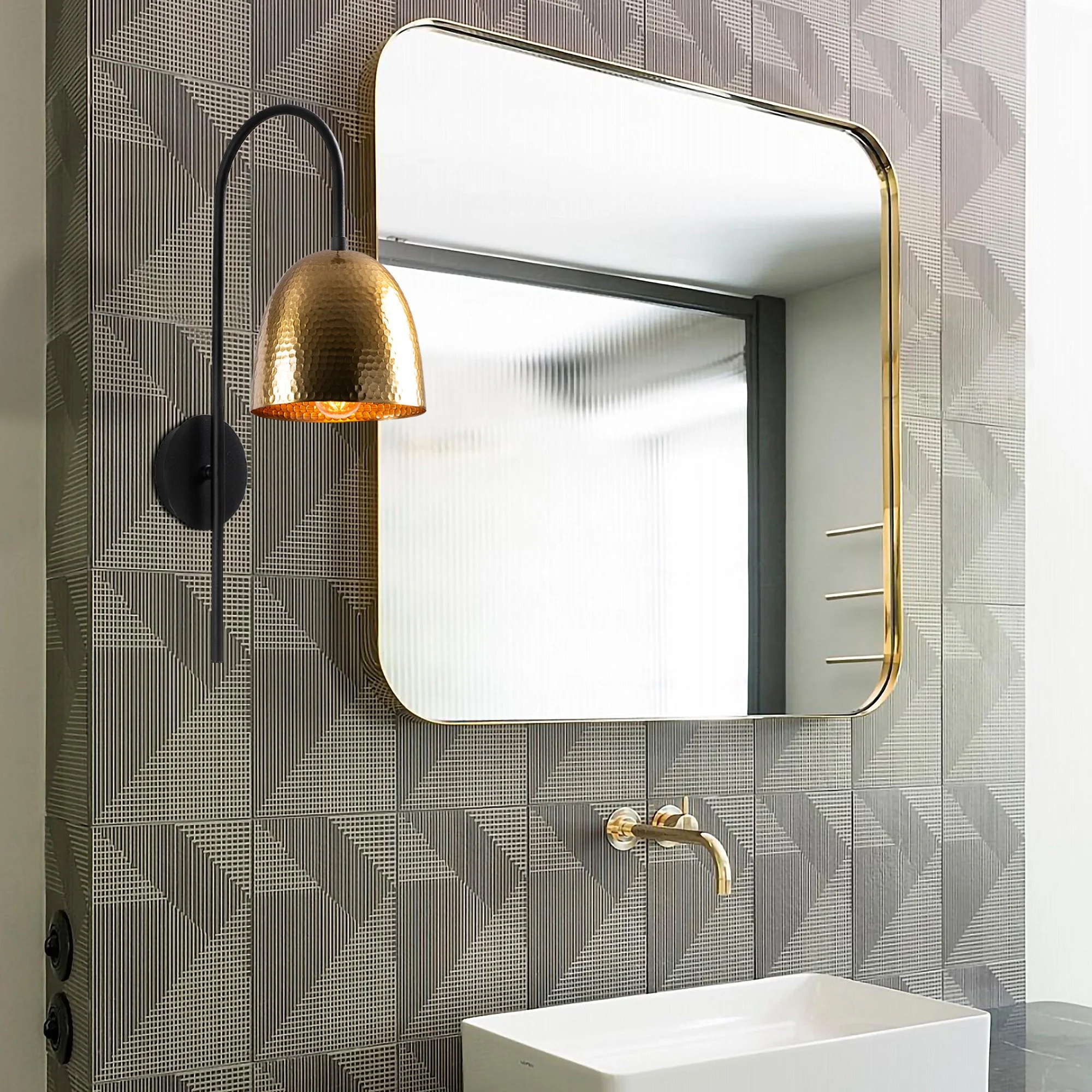 Aplique De Pared, Metal , Negro
vintage, 16x24x57, Casquillo E 27 Max 40 W - Image 5