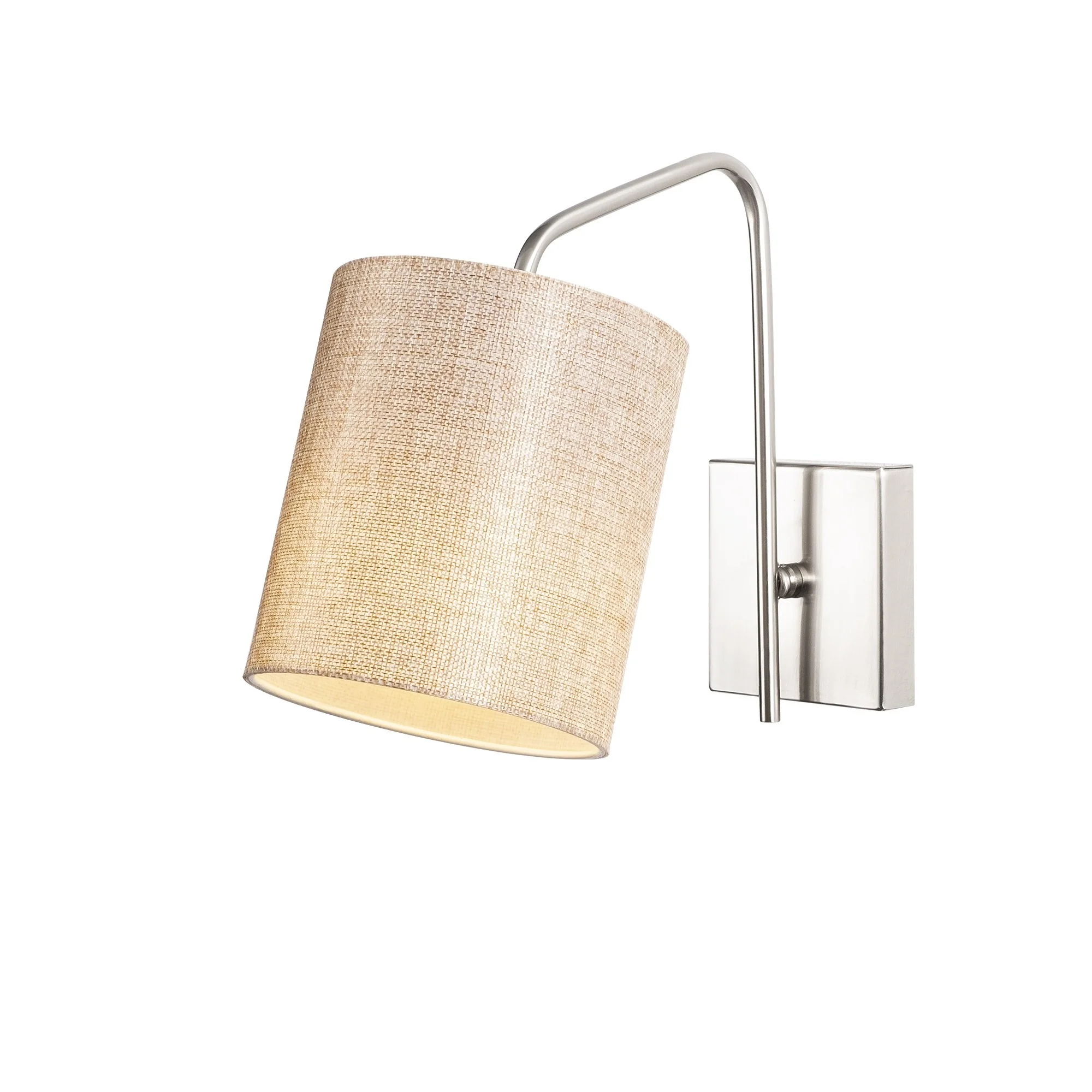 Aplique De Pared, Metal , Nickel
crema, 14x27x24, Casquillo E 27 Max 40 W - Image 3