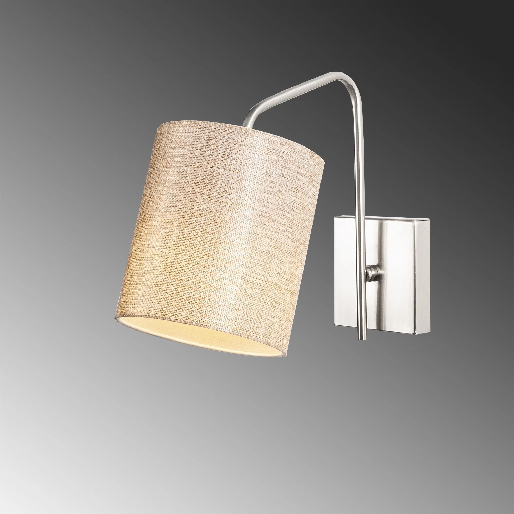 Aplique De Pared, Metal , Nickel
crema, 14x27x24, Casquillo E 27 Max 40 W - Image 4