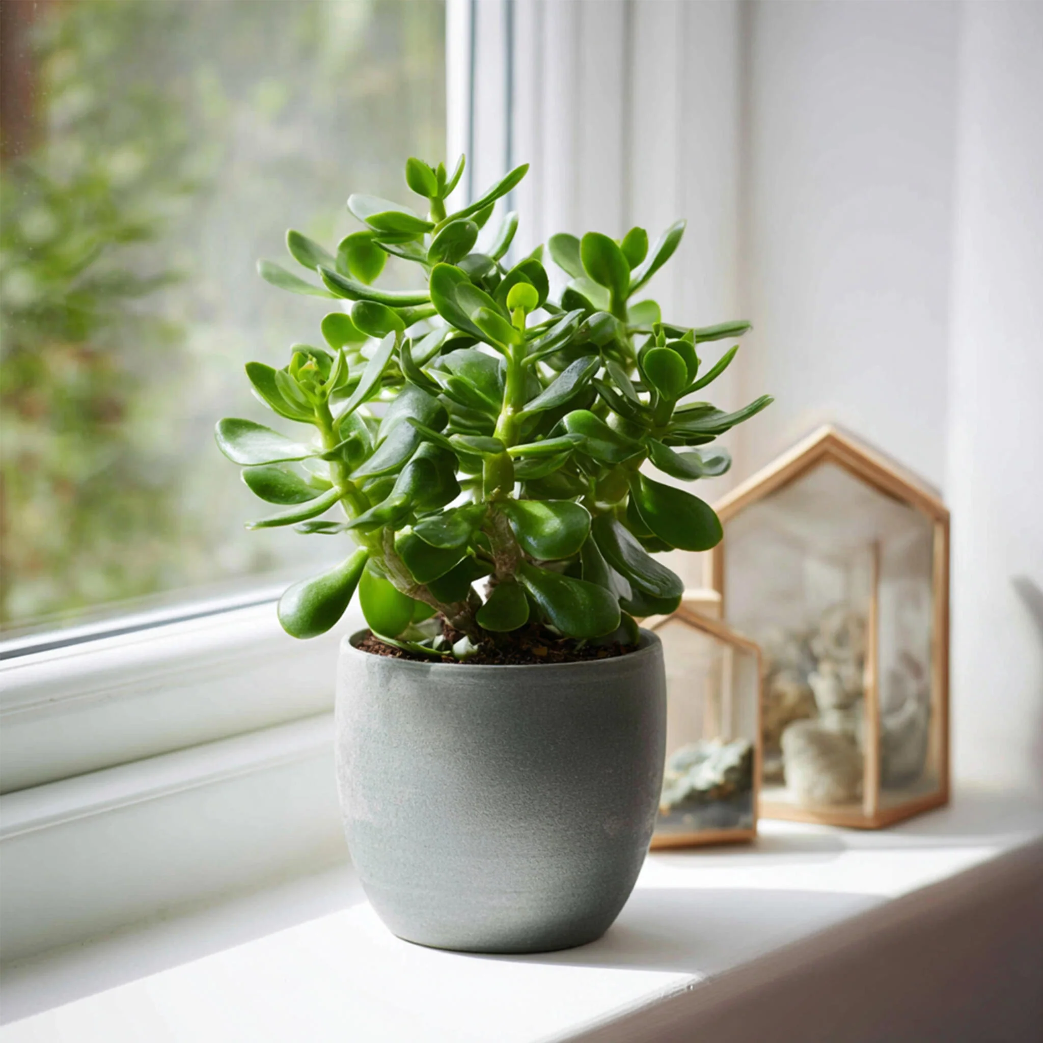 Árbol De La Suerte - Set 2 - Crassula Ovata - Altura 15-25cm - Ø12cm - Image 2