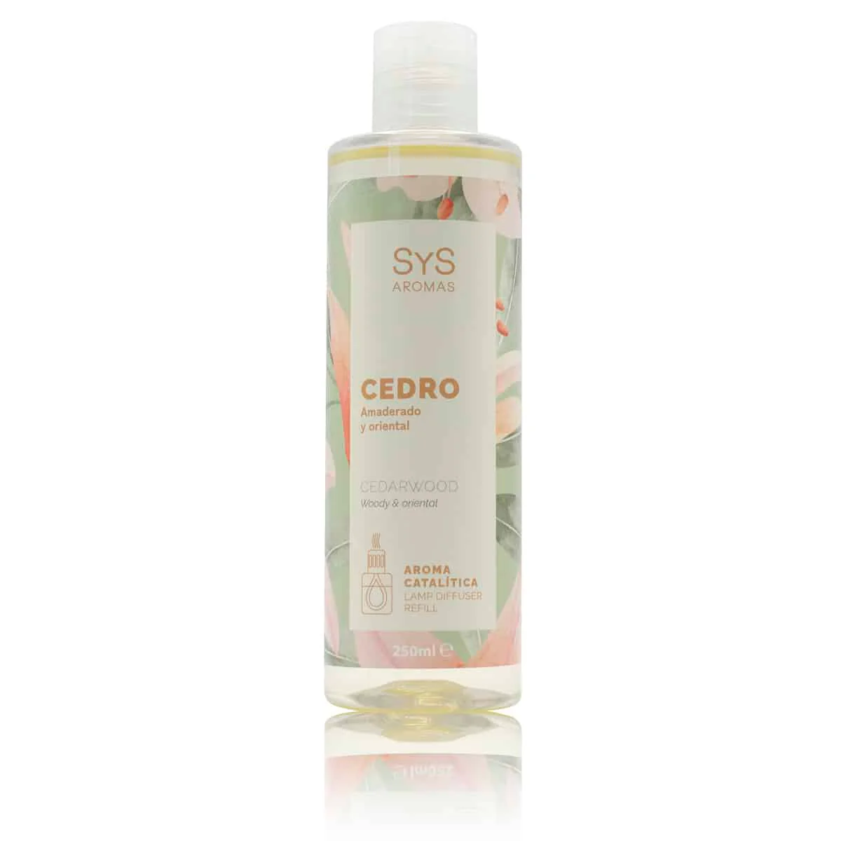 Aroma Lámpara Catalítica Cedro 250 ml | Fragancia Amaderada y Elegante | Eliminación de Olores | Ambiente Duradero
