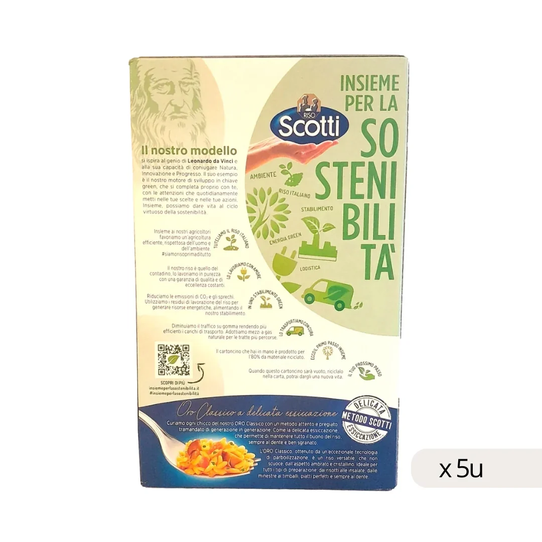 Arroz Oro Clasico Risoto Scotti 1kg - Image 2