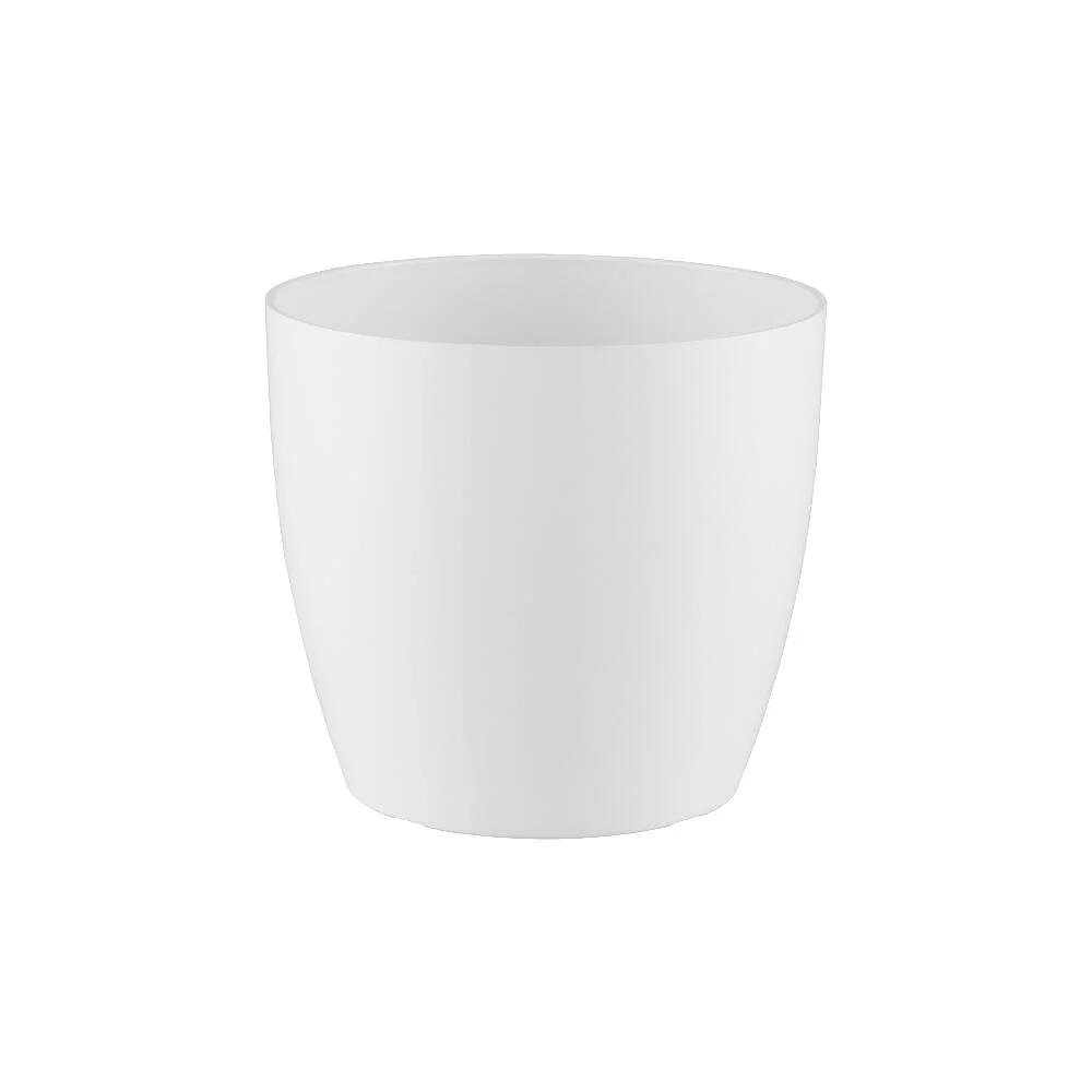 Artevasi Macetero San Remo De Plastico Blanco 25cm