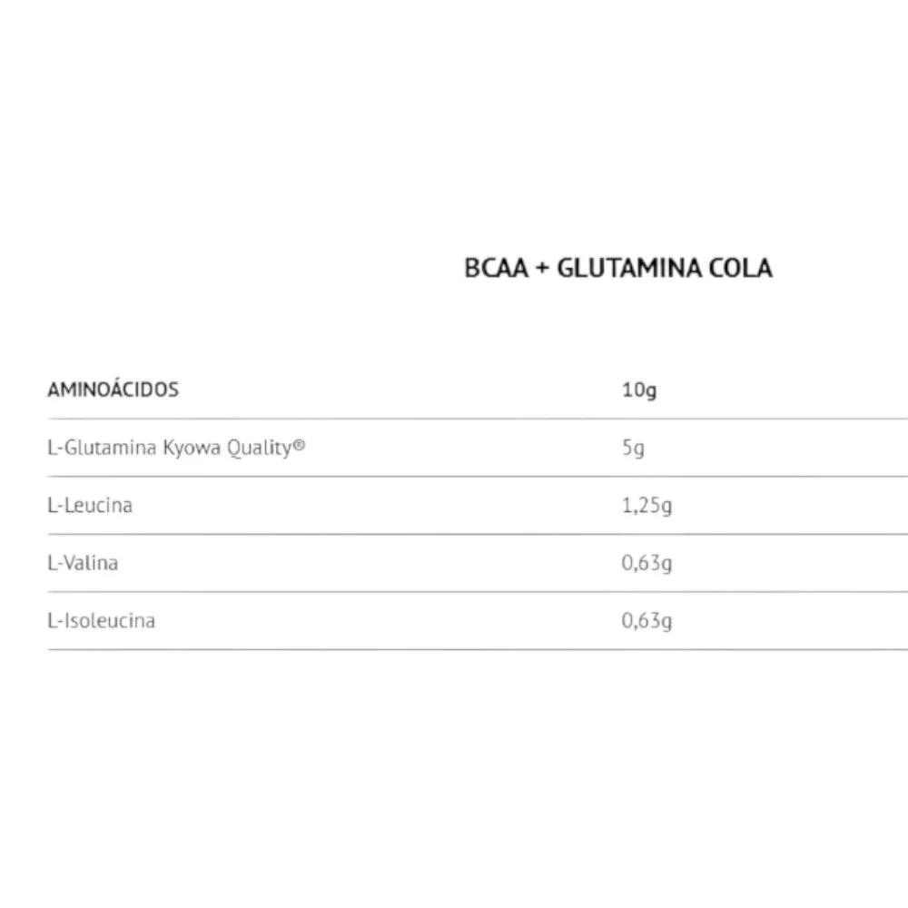 Bcaa + Glutamine Kyowa® 500 Gr Neutro - Image 3