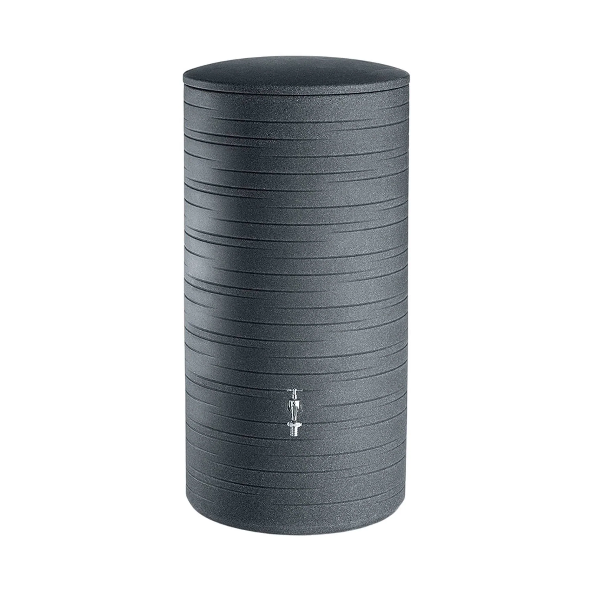 Bidón De Agua De Lluvia Novara 280l Color Granito Negro