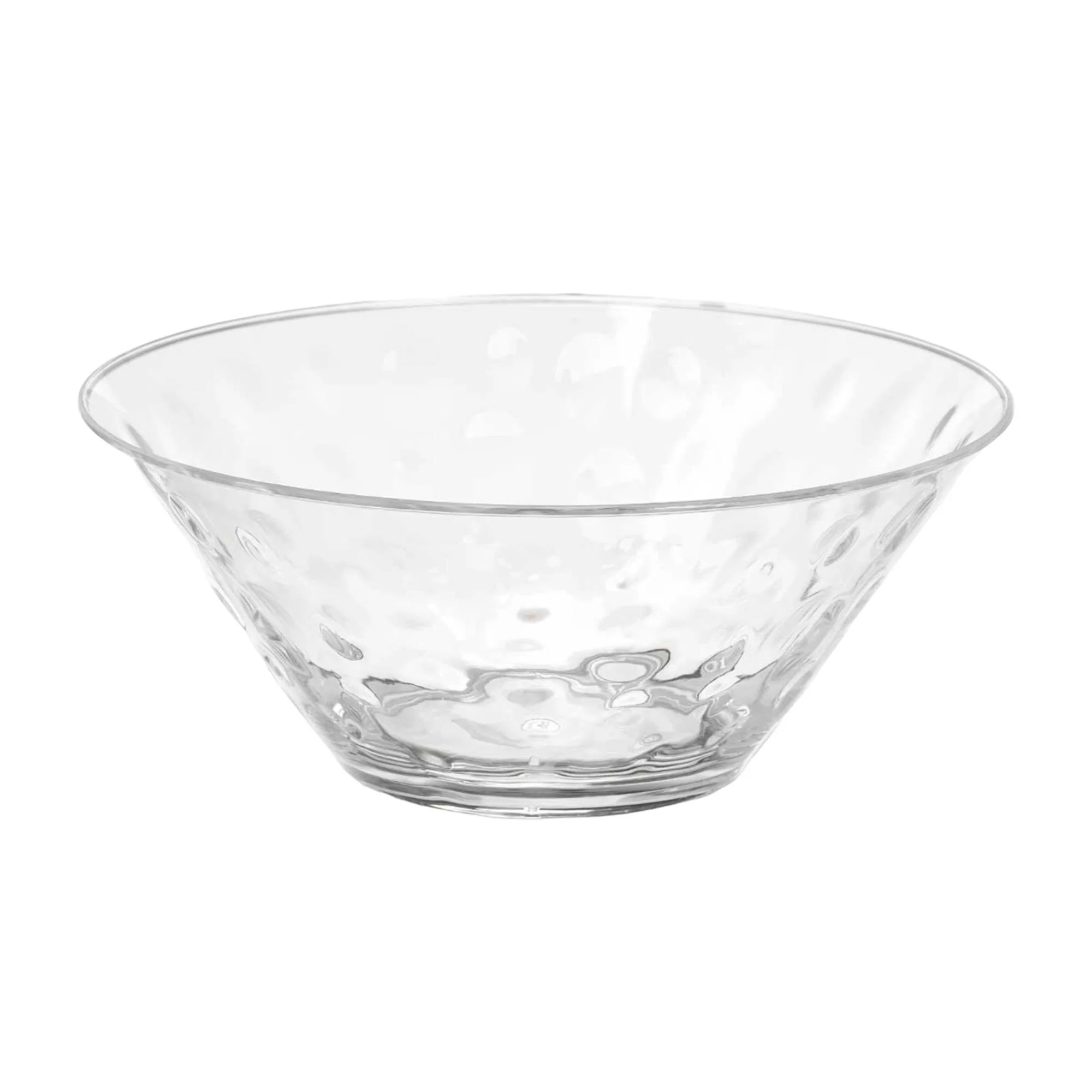 Bol Plastico Puntos 28cm Transparente Colección Leknes
