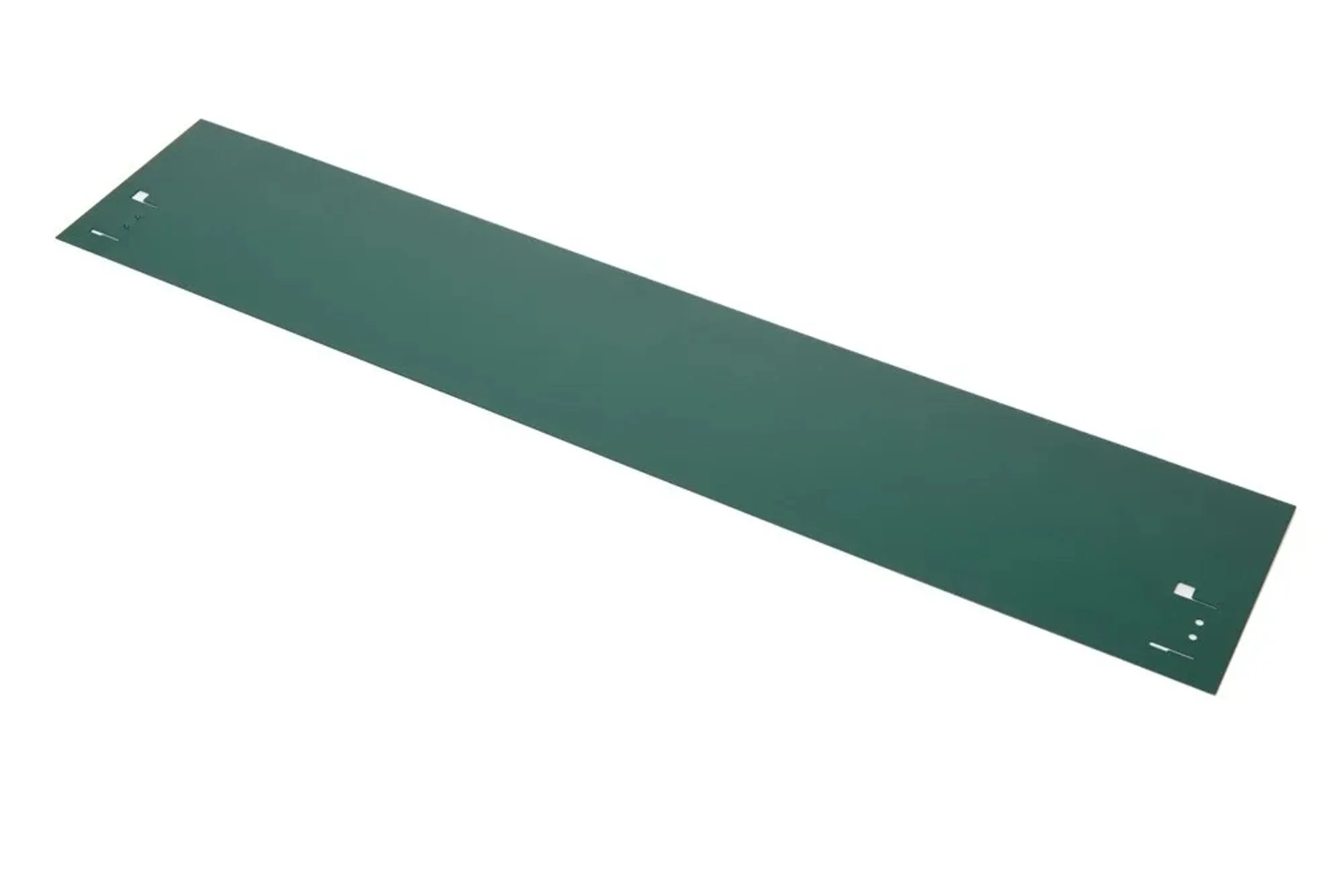 Borde De Césped Metálico 18,5 Cm X 120 Cm, Color: Verde