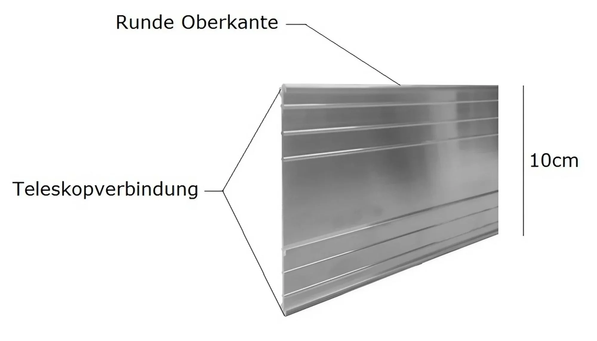 Bordes Césped Alu 10er Set - Image 3