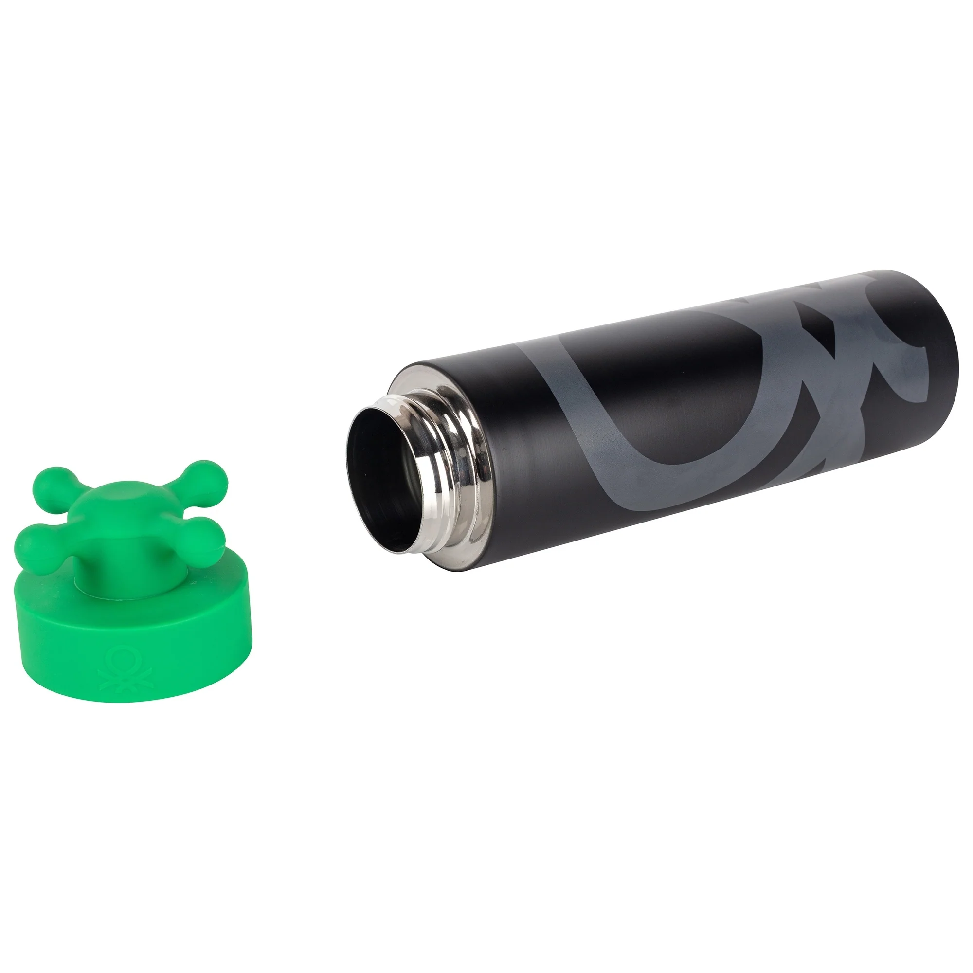 Botella De Agua De Doble Pared 500ml Acero Inox Negro Black & White Be - Image 2