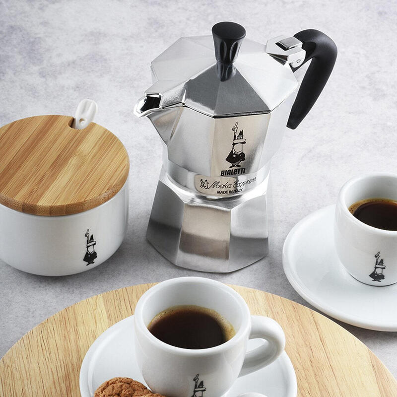 Cafetera Italiana Bialetti Moka Express 0,3 L Aluminio, Negro - Image 2