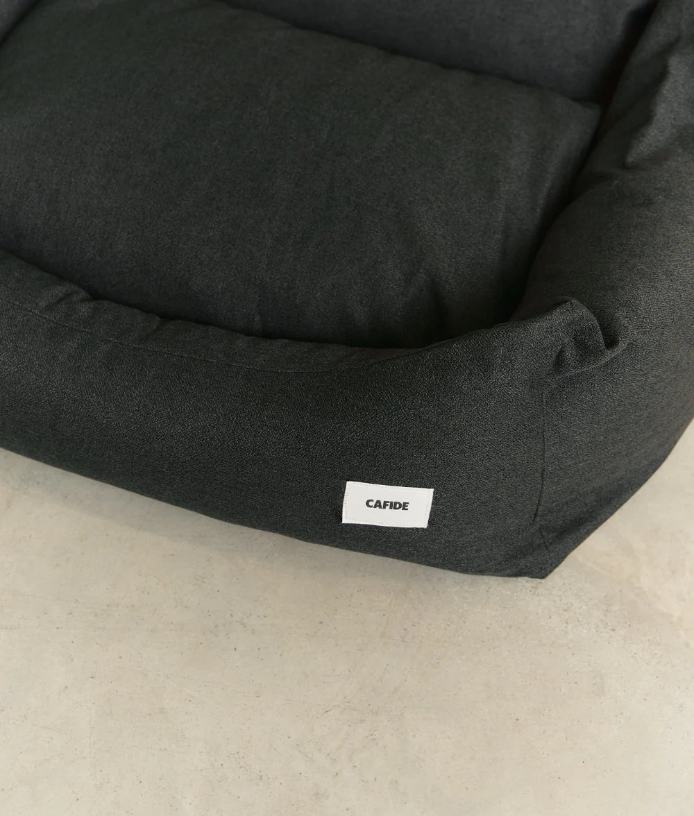 Cafide Cama De Material Reciclado Para Perro Con Tejido Basic Antracita. Modelo Snozy. - Image 2