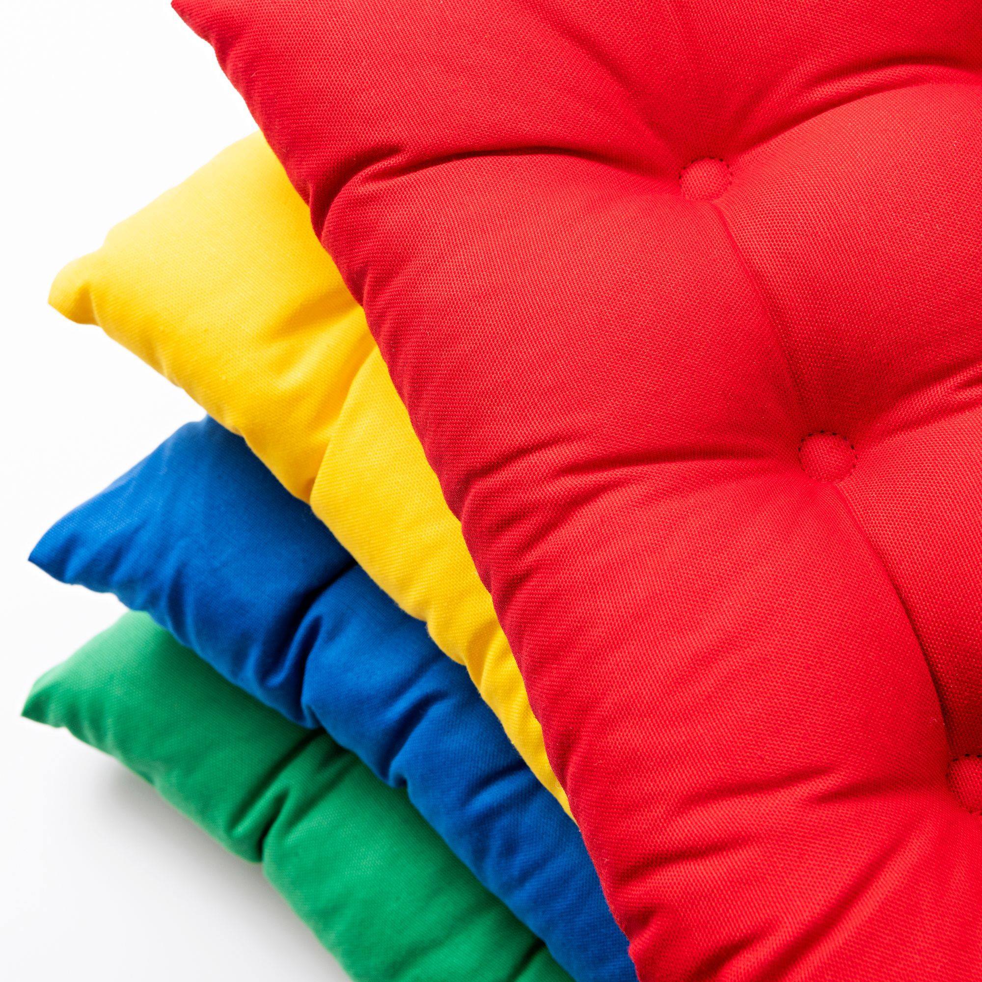 Caja 12pc Cojín Para Silla De Jardín 40x40cm (4 Rojos + 4 Azules + 4 Verdes + 4 Amarillos) 250gsm 65%algodón 35%poliéster - Image 6