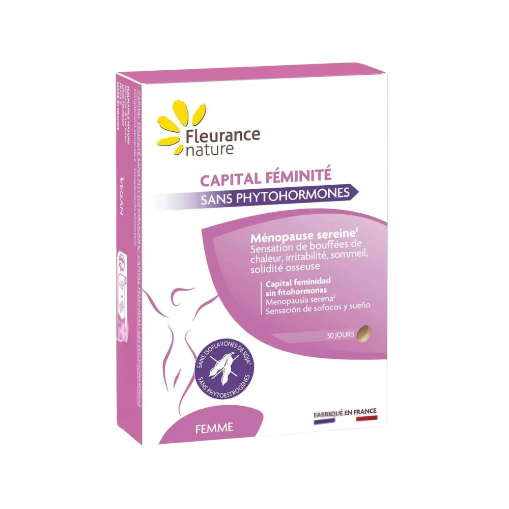 Capital Feminidad Sin Fito Hormona Fleurance Nature 60 Comprimidos