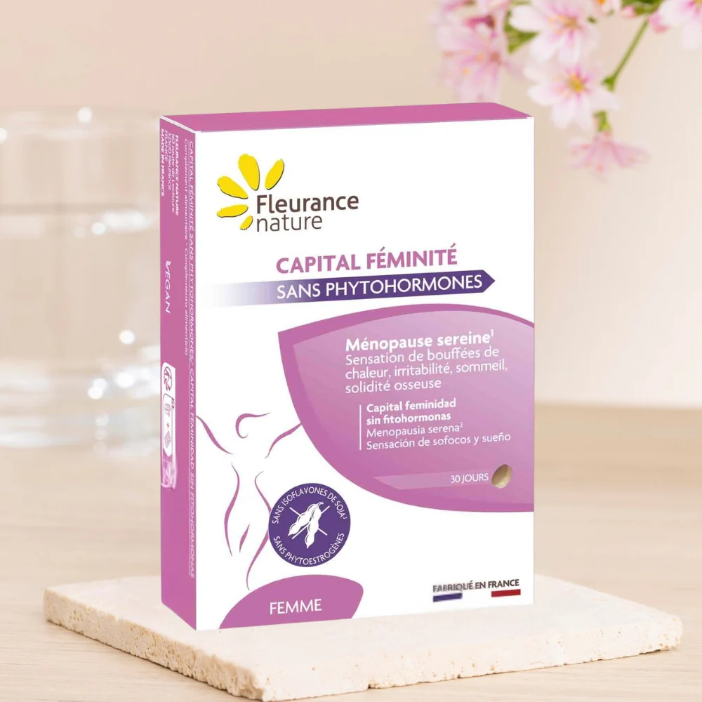 Capital Feminidad Sin Fito Hormona Fleurance Nature 60 Comprimidos - Image 2