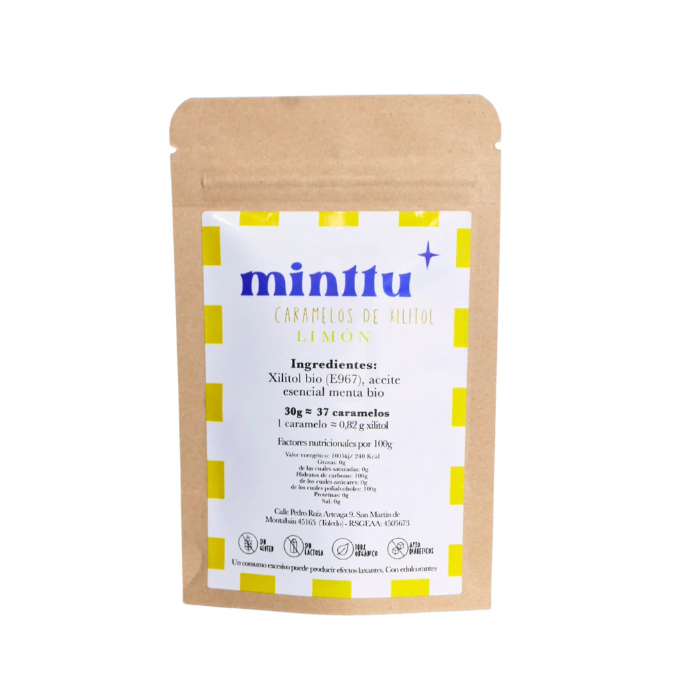 Caramelos 100% De Xilitol Limón 30g