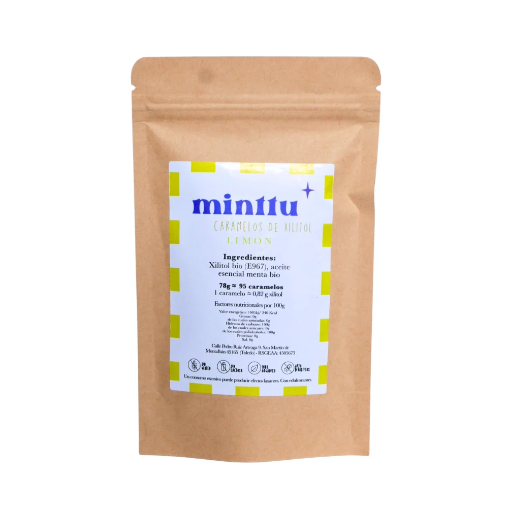 Caramelos 100% De Xilitol Limón 78g