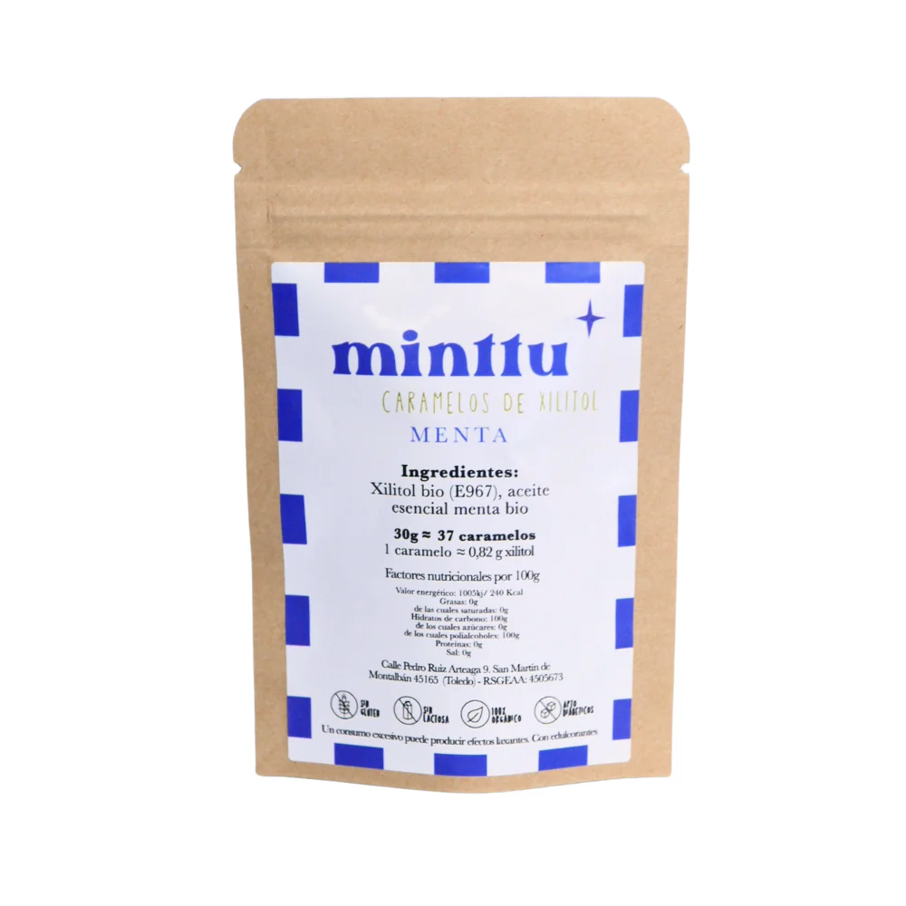 Caramelos 100% De Xilitol Menta 30g