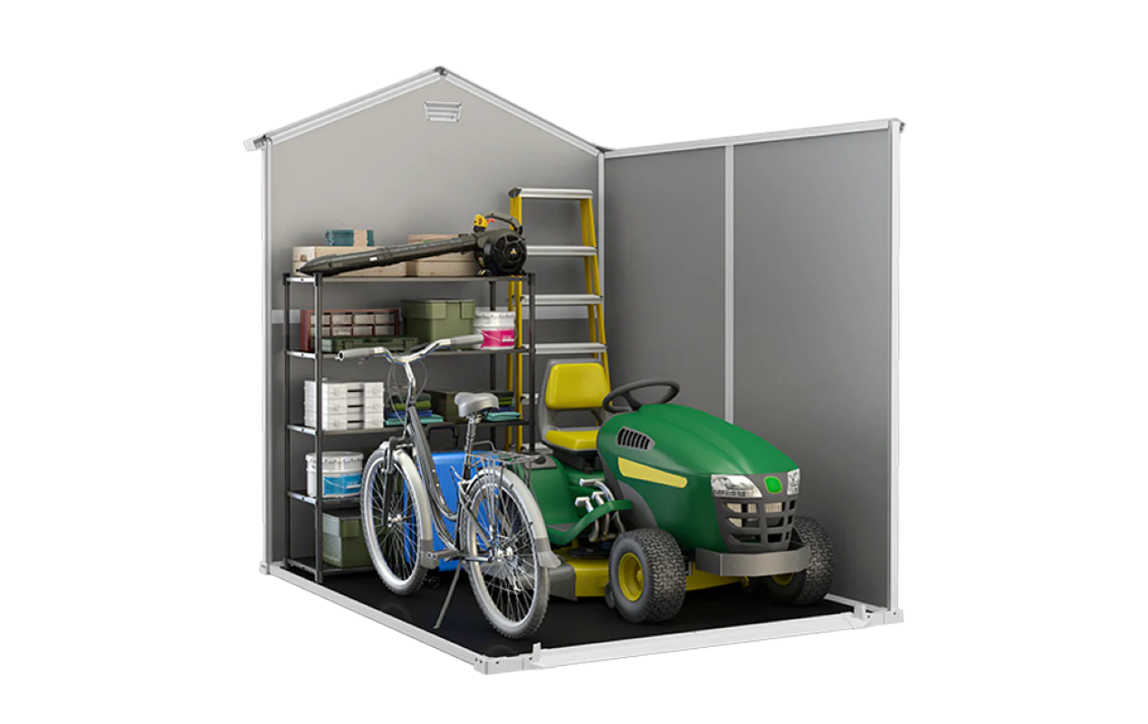 Caseta De Exterior Manor 6x8 De Keter. 185,8x236,8x227 Cm - Gris - Image 4