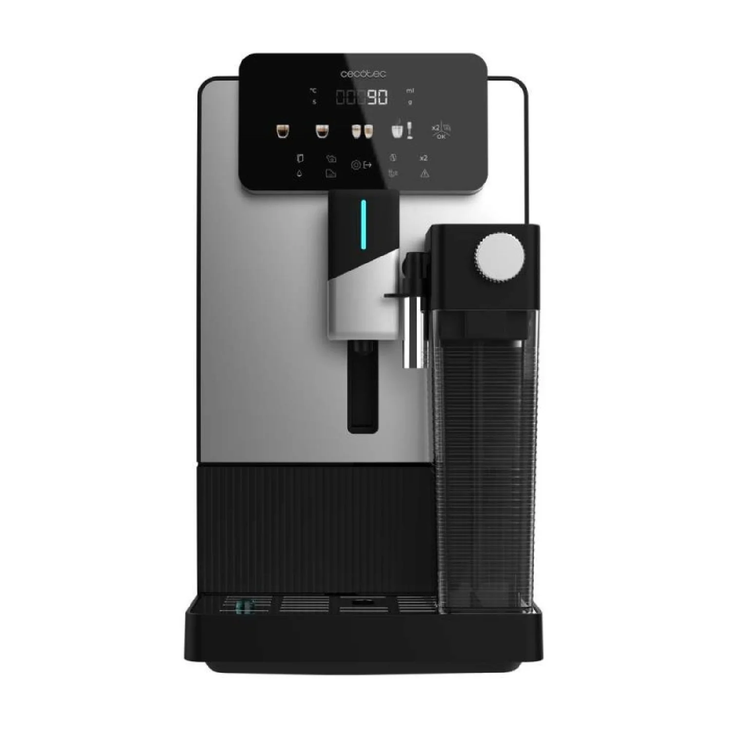 Cecotec Cafetera Superautomática Cremmaet Latte. 1350w, 19 Bares, Thermoblock, 6 Bebidas, Vaporizador, 5 Niveles Molido - Image 2