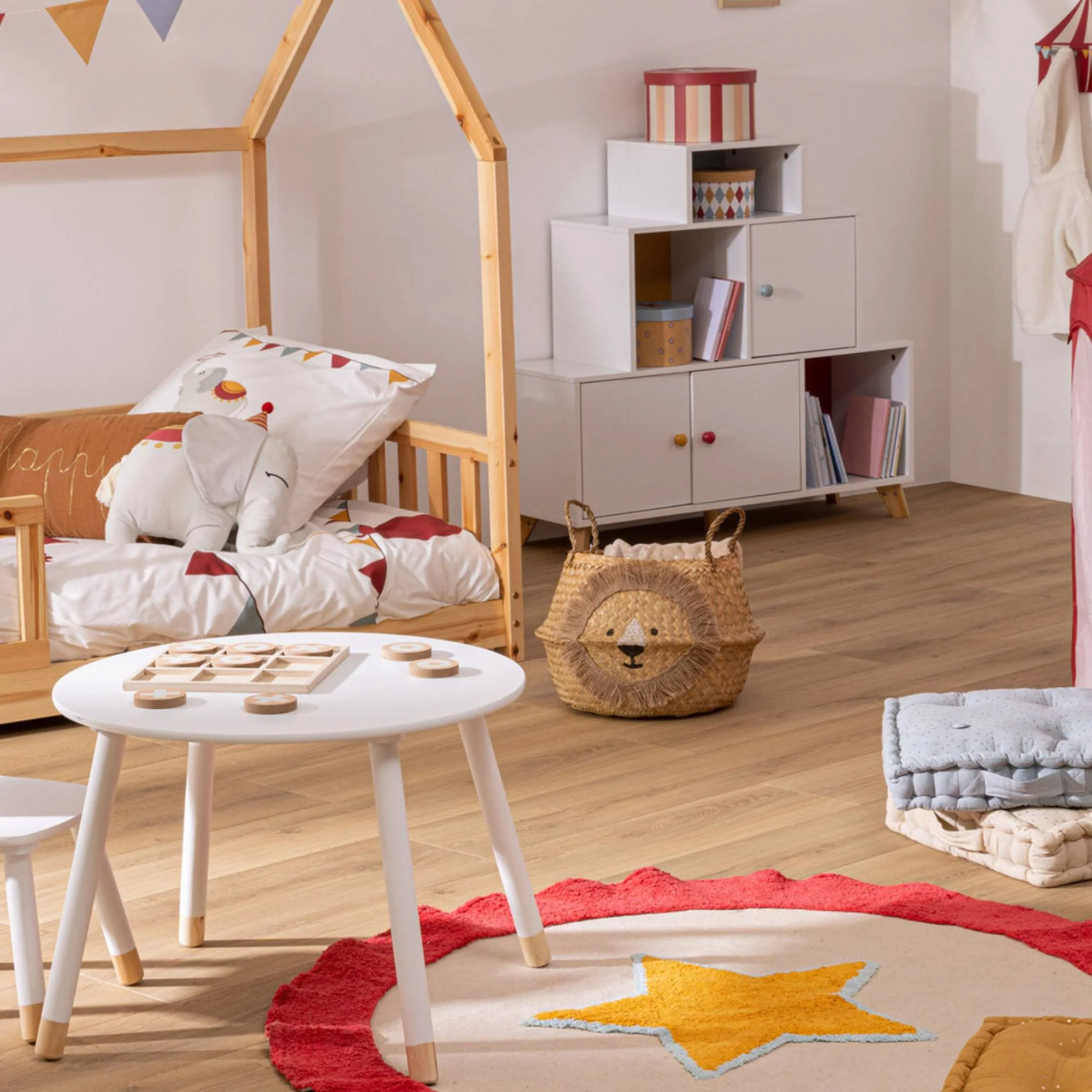 Cesta Infantil lion De Caña - Image 3