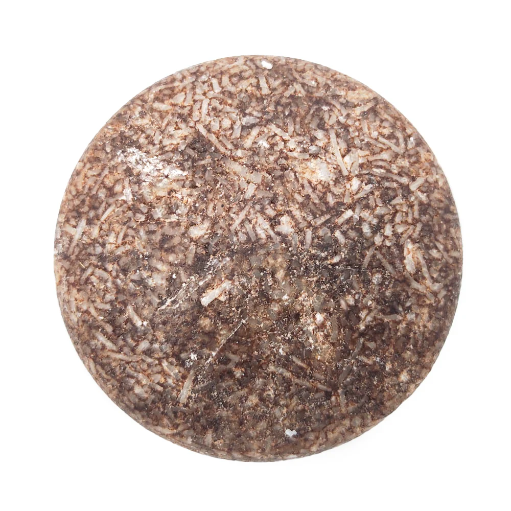 Champú Sólido para Cabello Fino - 100% Natural - Aporta Volumen, Brillo y Suavidad - Con Manteca y Polvo de Cacao - 1 ud