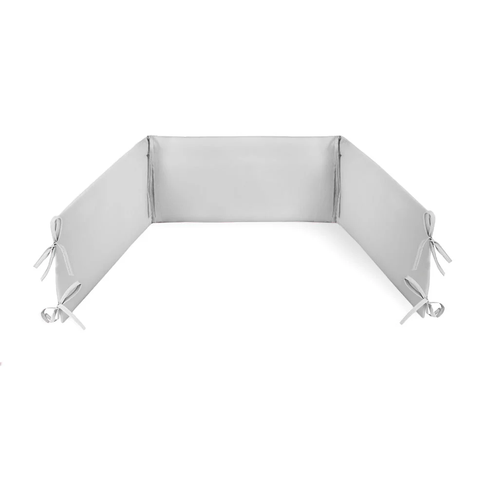 Chichonera Para Cuna 180x30 Algodón Grey