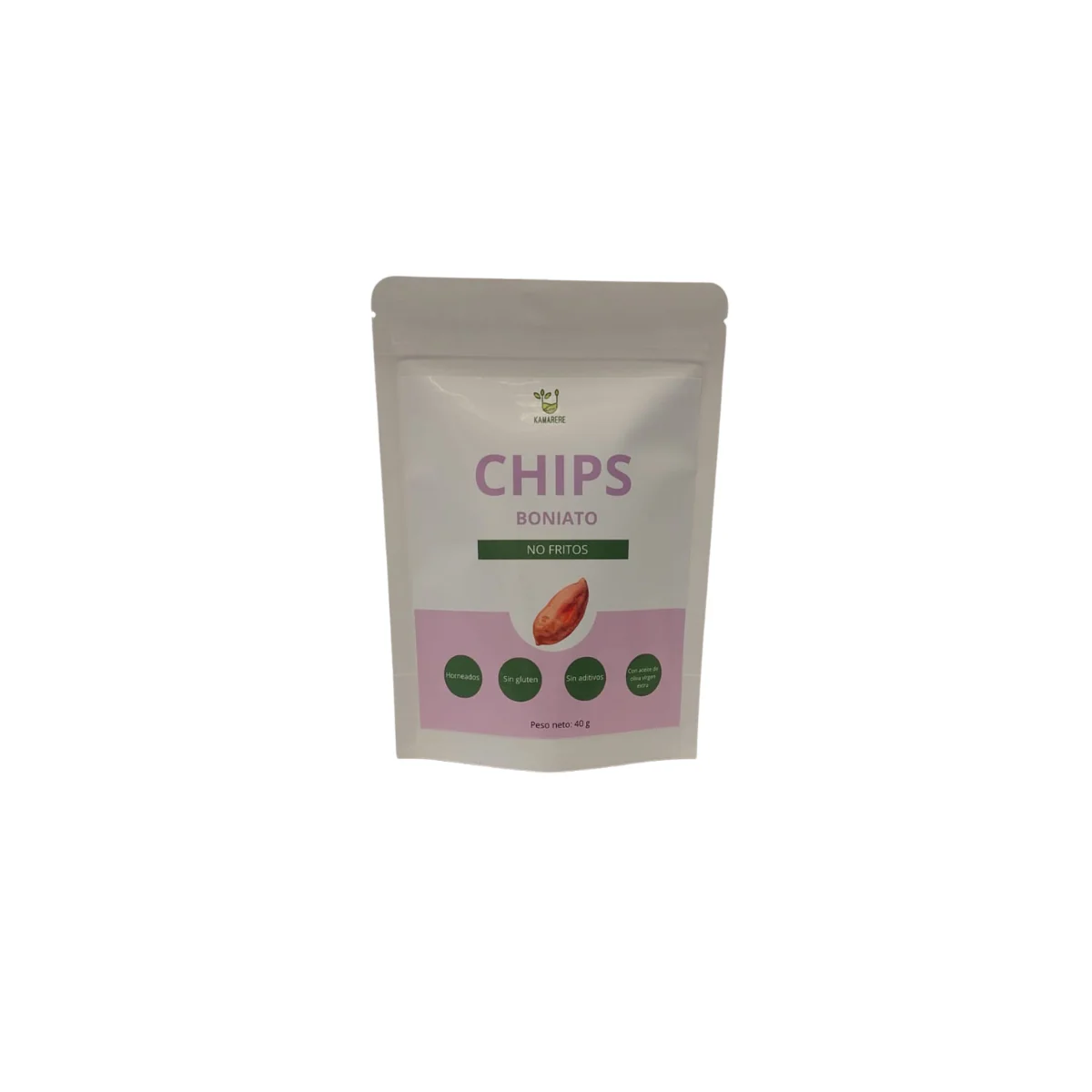 Chips De Boniato Horneados Kamarere 40 G
