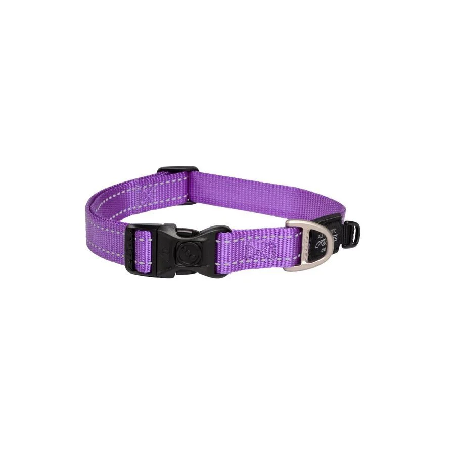 Collar Para Perro, Modelo Classic De Rogz Color Lila. Talla L (21-40kg)