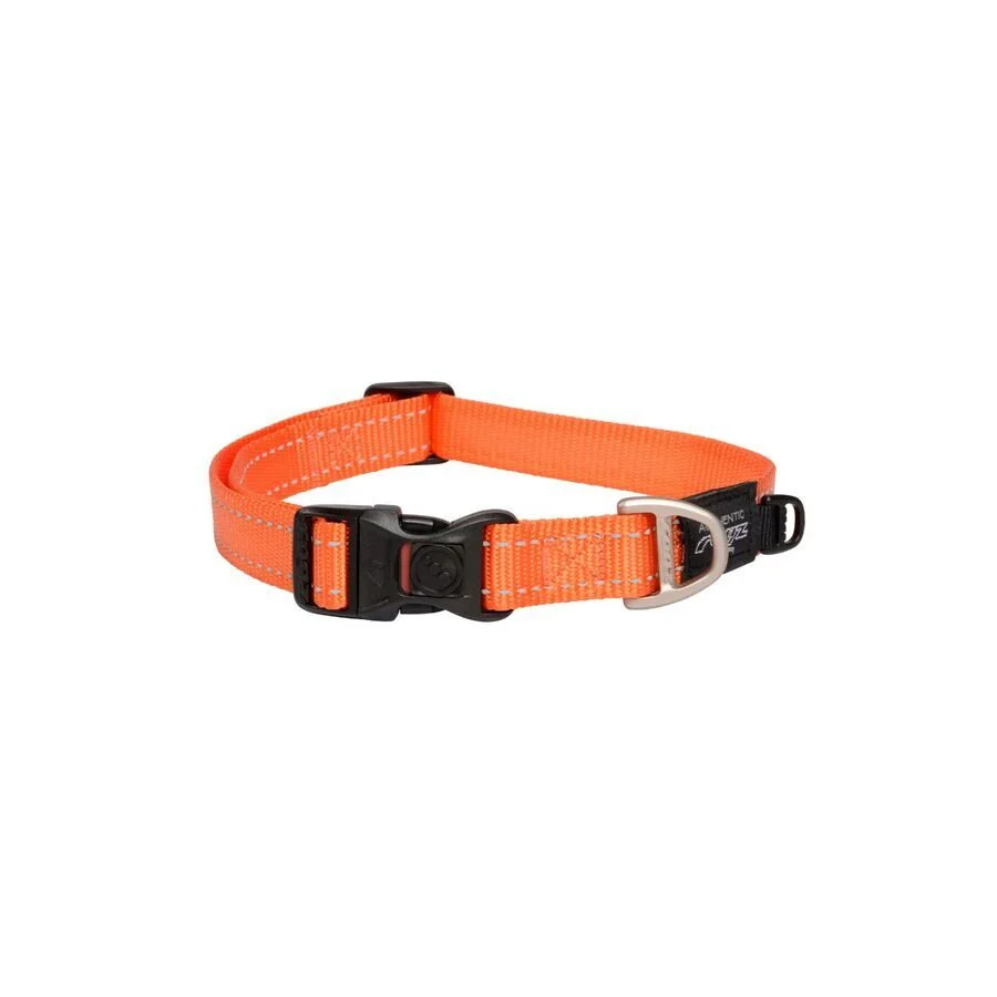 Collar Para Perro, Modelo Classic De Rogz Color Naranja. Talla Xl (39-64kg)