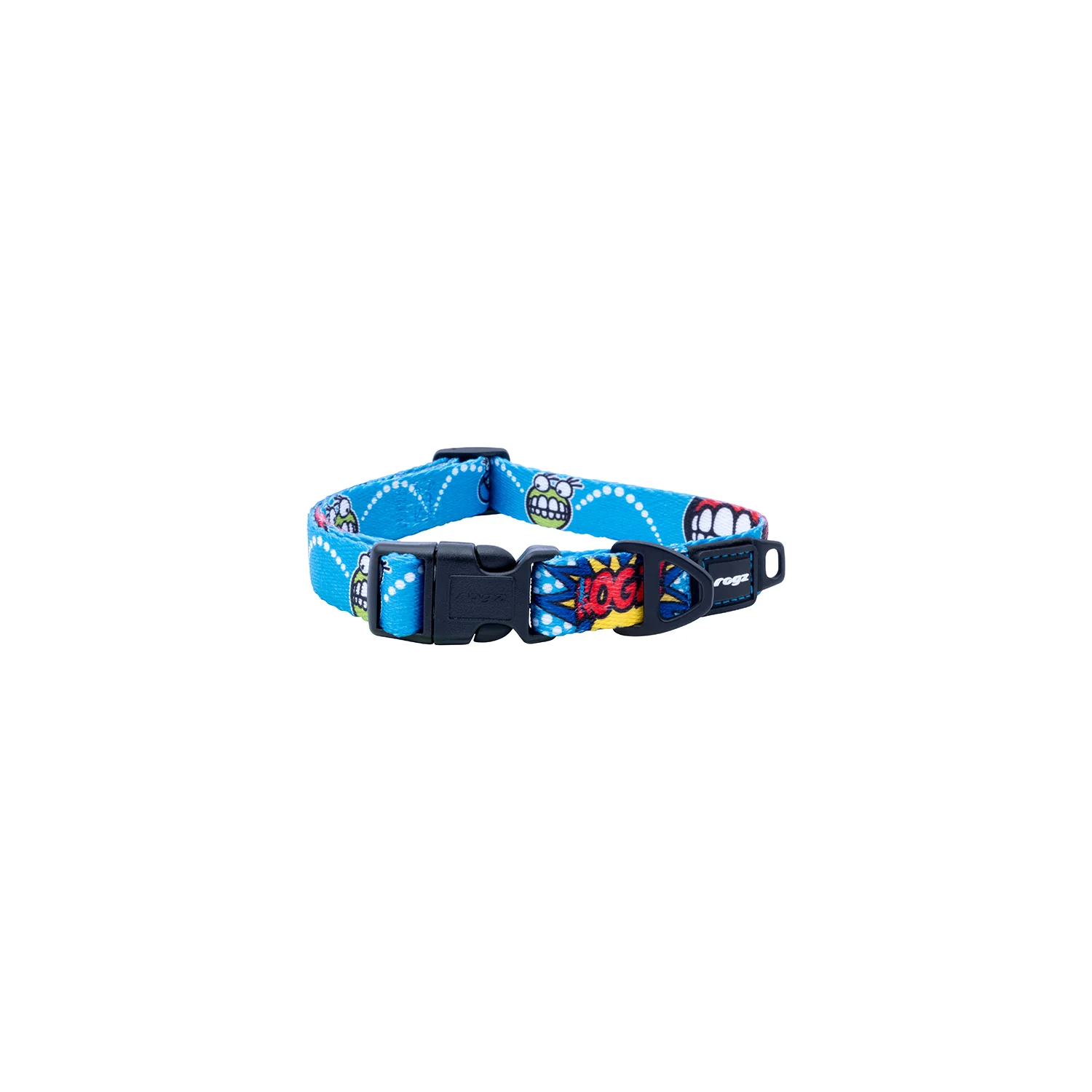 Collar Para Perro, Modelo Fusion De Rogz, Estampado Comic Azul. Talla Xl (39-64kg) - Image 2