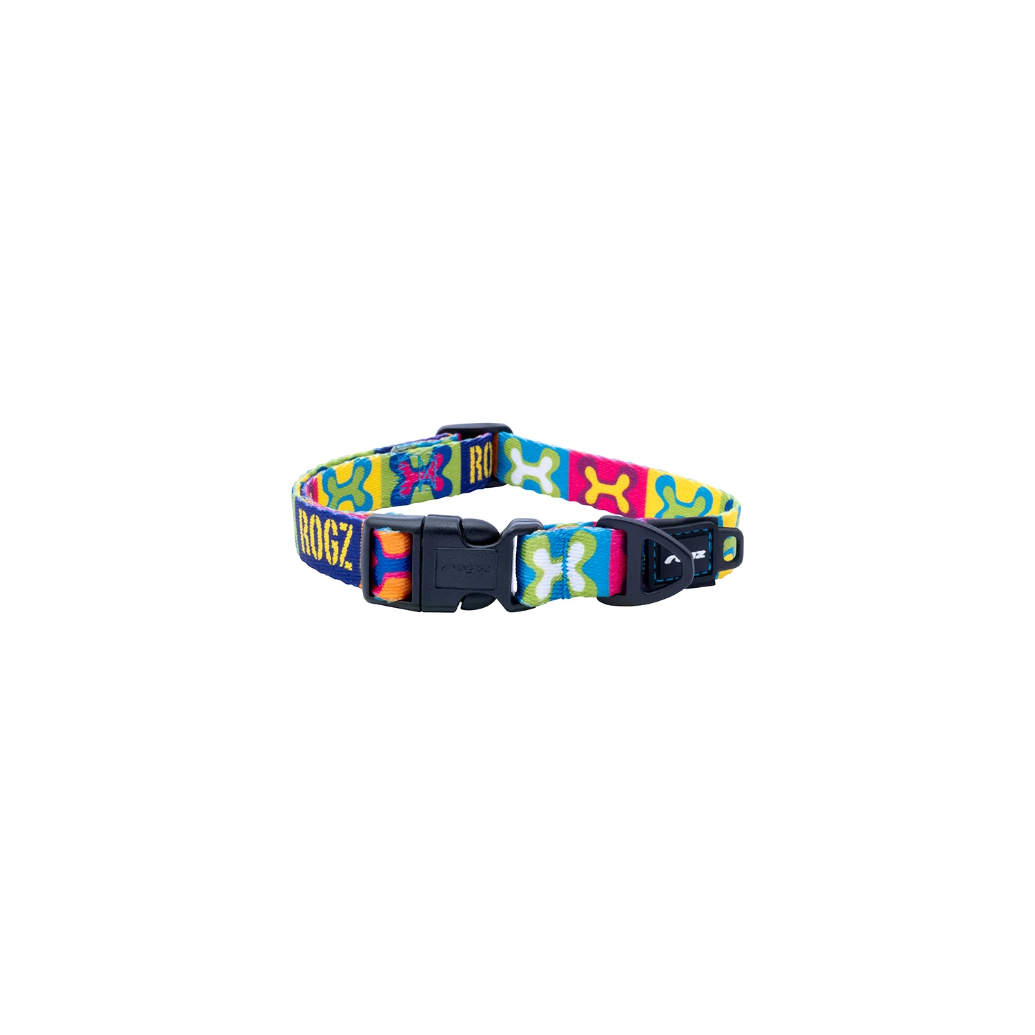 Collar Para Perro, Modelo Fusion De Rogz, Estampado Pop Art. Talla S (8-14kg) - Image 2