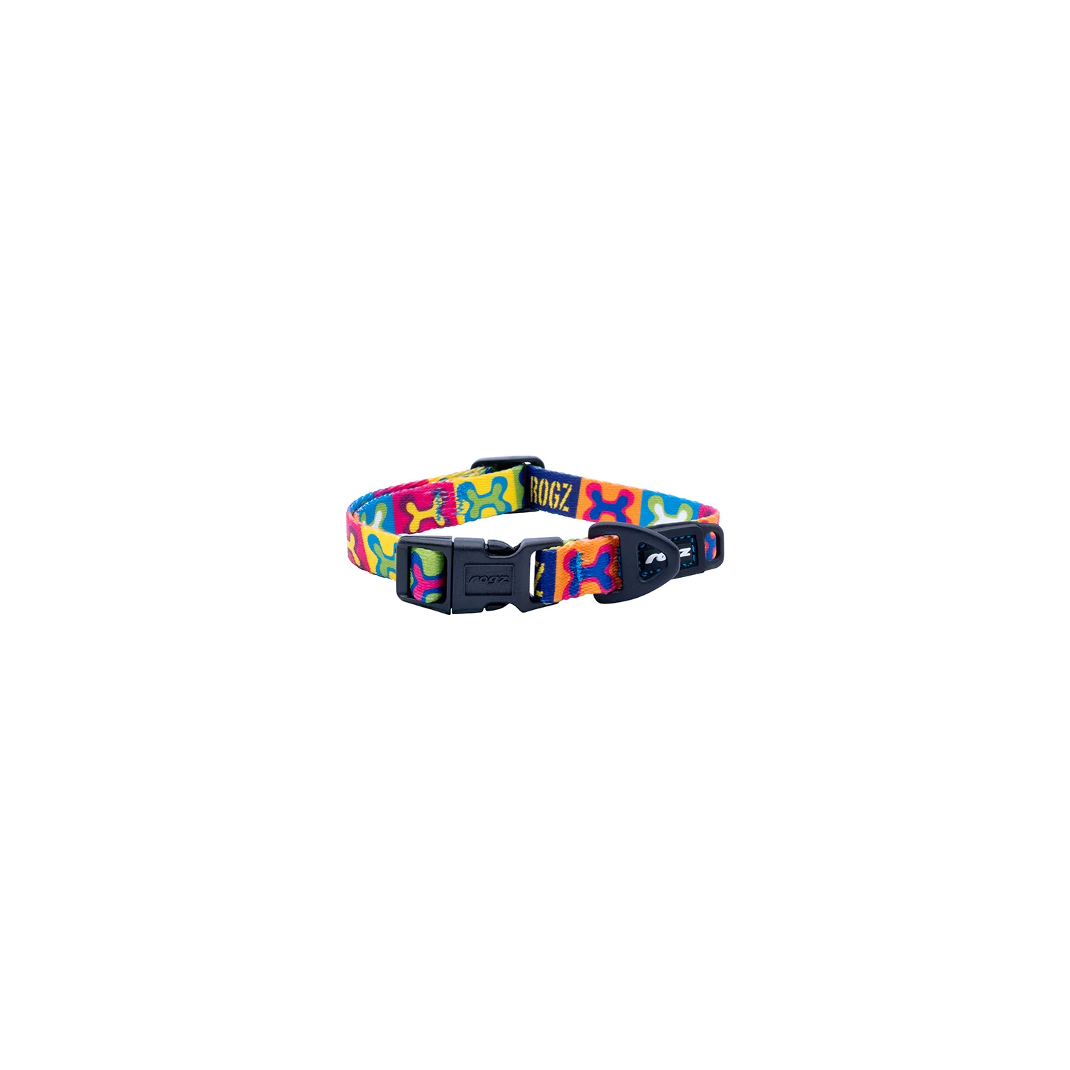 Collar Para Perro, Modelo Fusion De Rogz, Estampado Pop Art. Talla Xl (39-64kg)