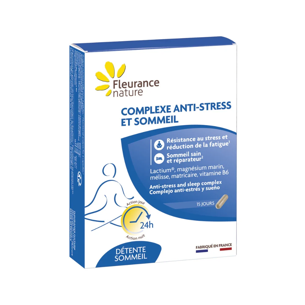 Complejo Antiestrés Y Sueño Fleurance Nature 30 Cápsulas