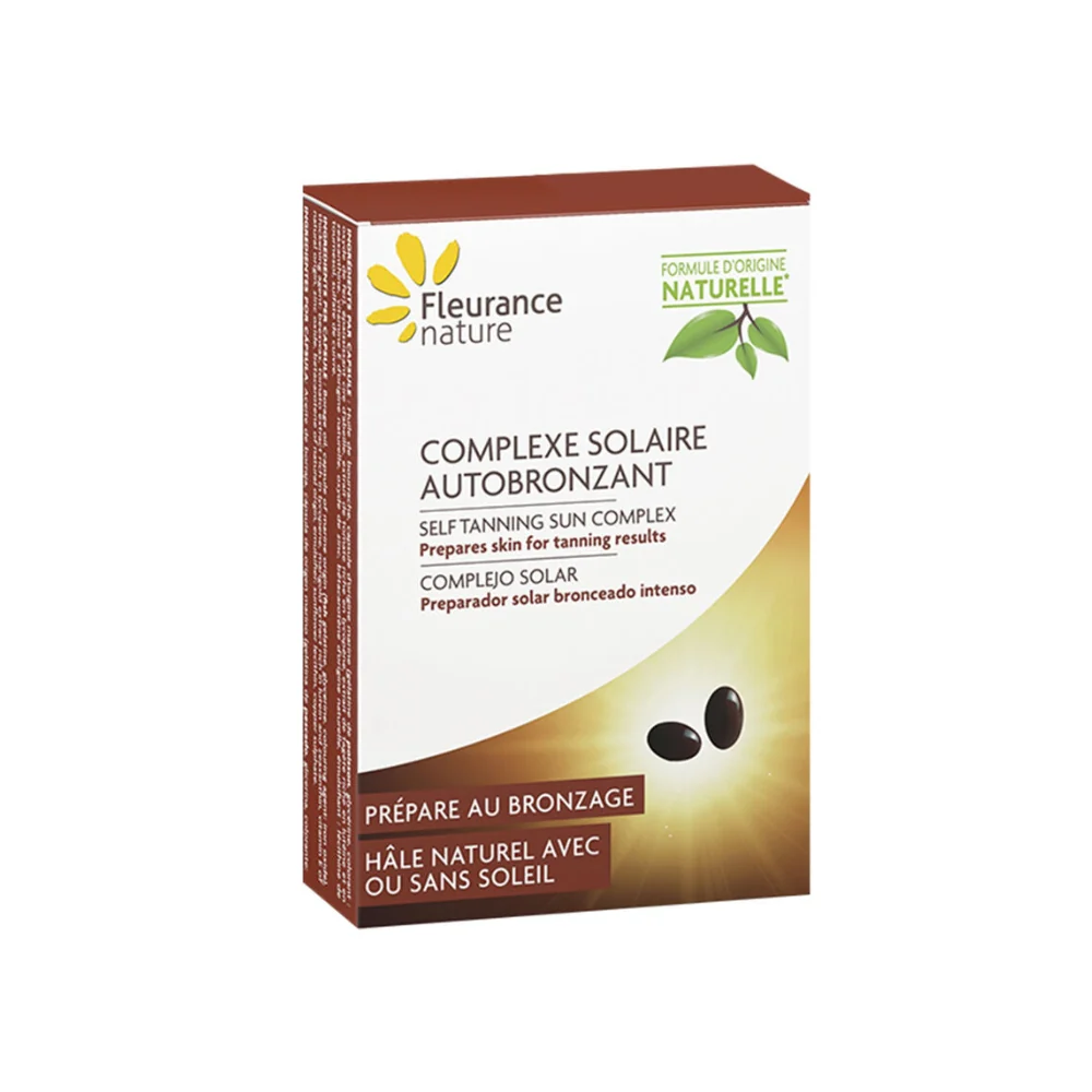 Complejo Solar Autobronceador Fleurance Nature 30 Cápsulas