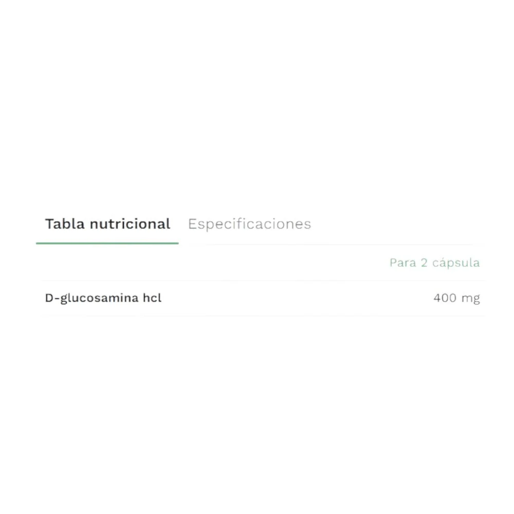 Condroitina Y Glucosamina Nutrabasics 48 Caps - Image 2